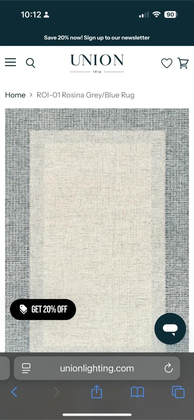 Loloi Rosina Collection Wool Rug - 5'0" x 7'6" Grey/Blue image indicator(7)