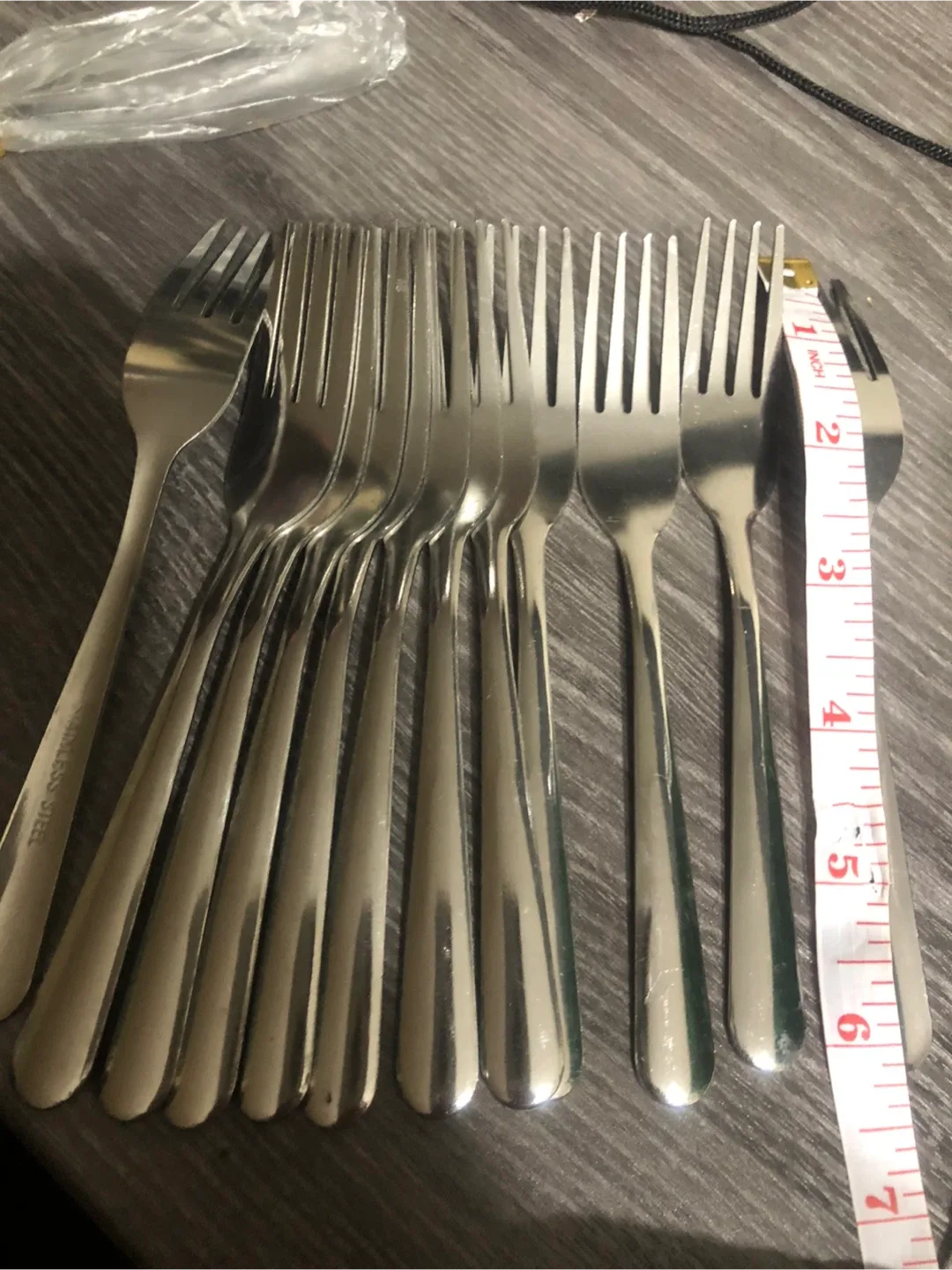 NEW Small Stainless Steel Forks - Set of 24 image indicator(2)