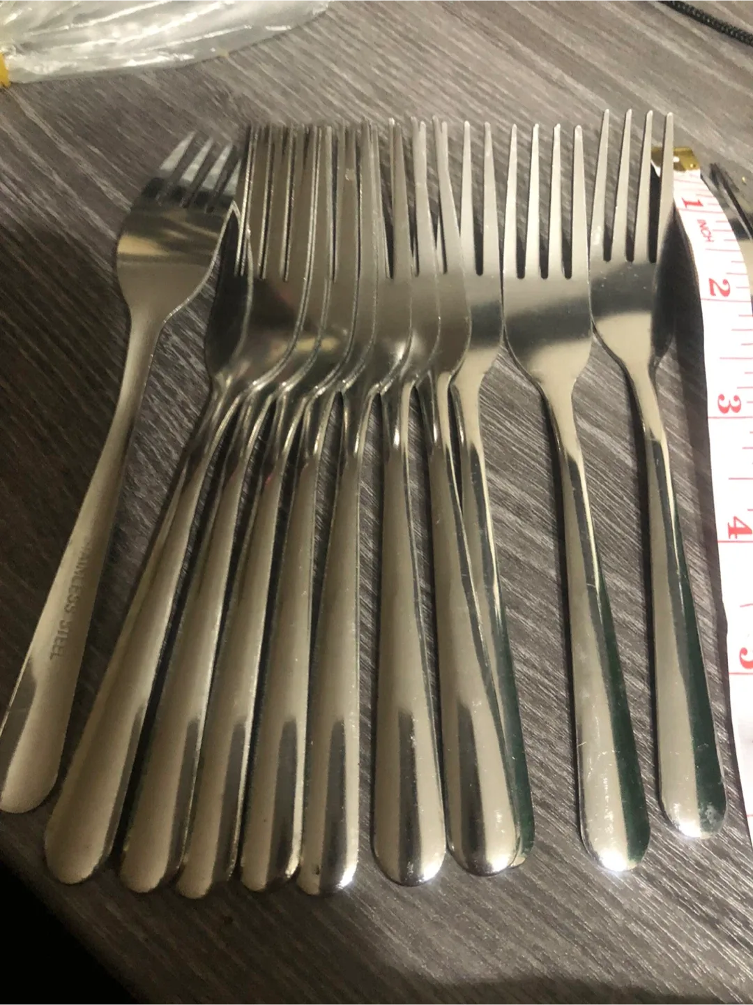 NEE-Small Stainless Steel Forks - Set of 24