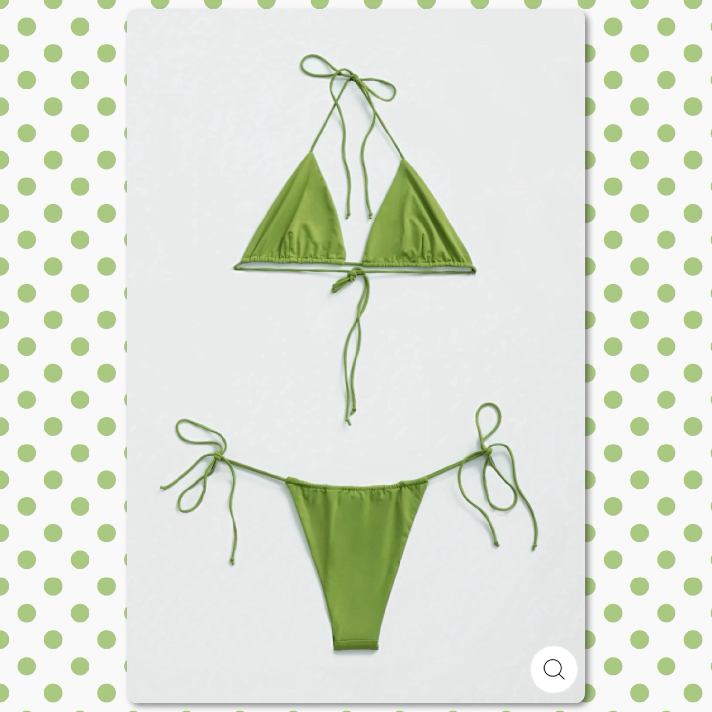 Riot Swim Bixi Bikini in Matcha Green Retail $198 - photo 2