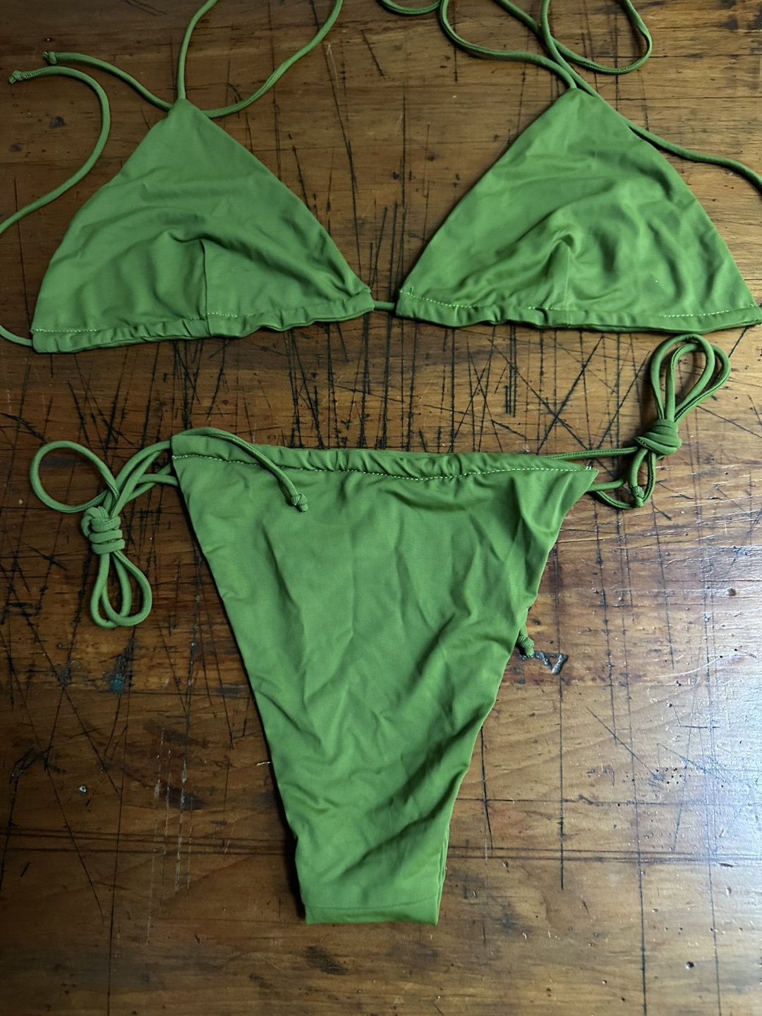 Riot Swim Bixi Bikini in Matcha Green Retail $198 - photo 4