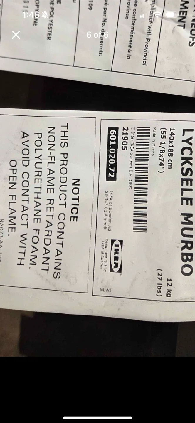 IKEA Lycksele Lövås Sleeper Sofa Bed - Great Condition! image indicator(7)