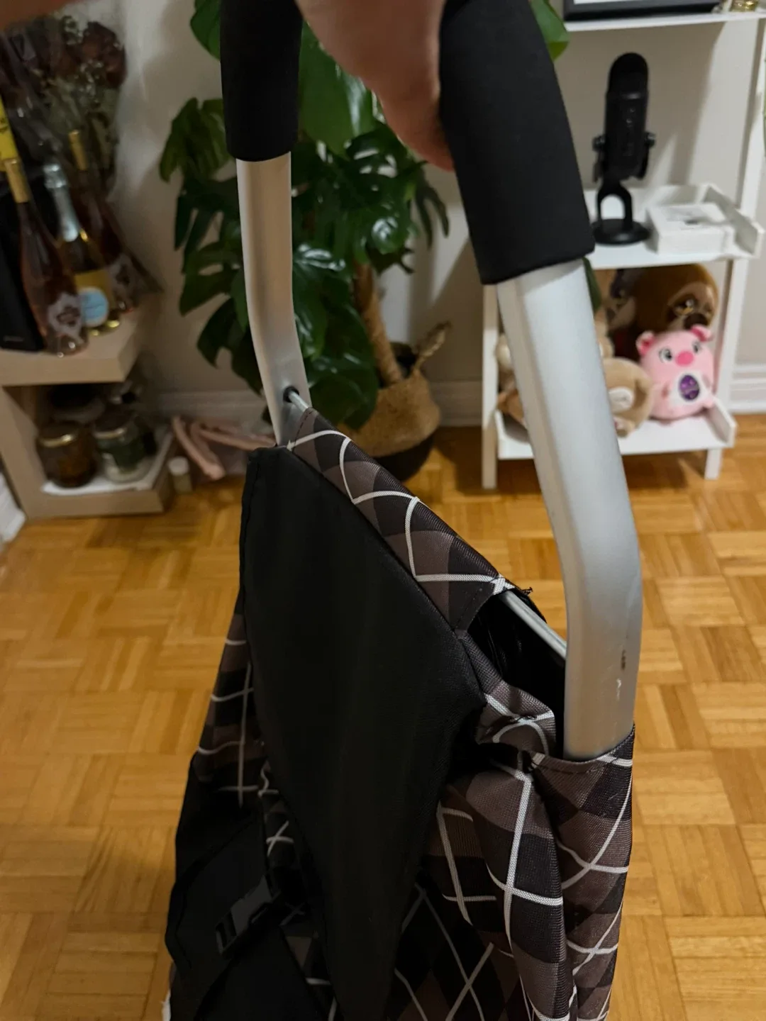 Shopping Cart Trolley - Plaid Pattern image indicator(7)