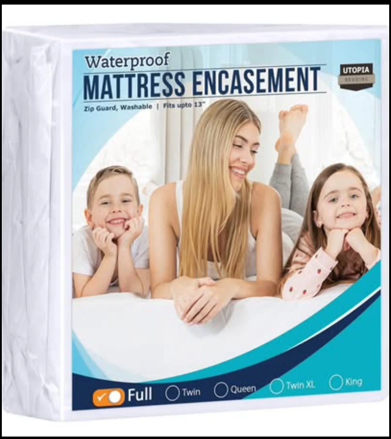 Full size Utopia Waterproof Mattress Encasement image indicator(3)