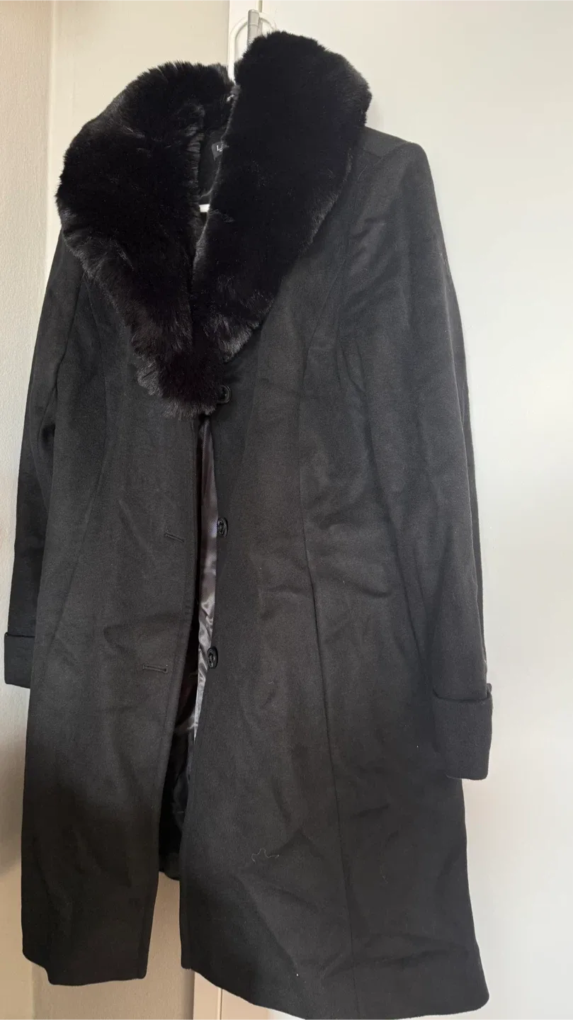 Lauren Ralph Lauren Black Coat - Size 16