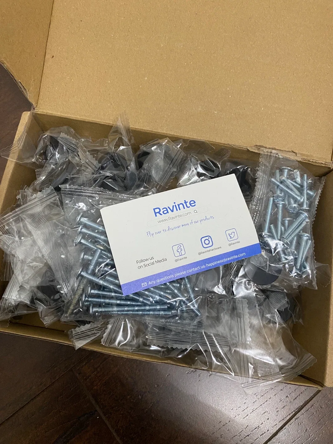 Ravinte 30 Pack Matte Black Drawer Pulls - New image indicator(2)