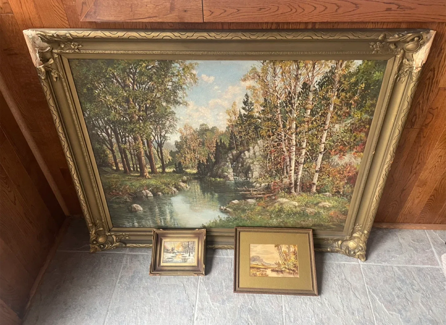Otto Planding Landscape Painting - Large