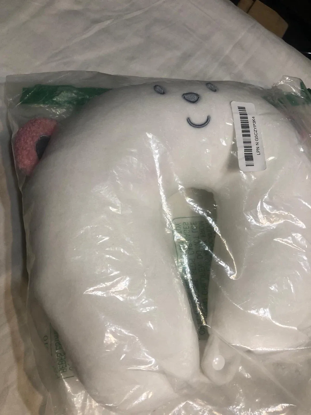 New White Bear Neck Pillow - Travel Comfort image indicator(2)