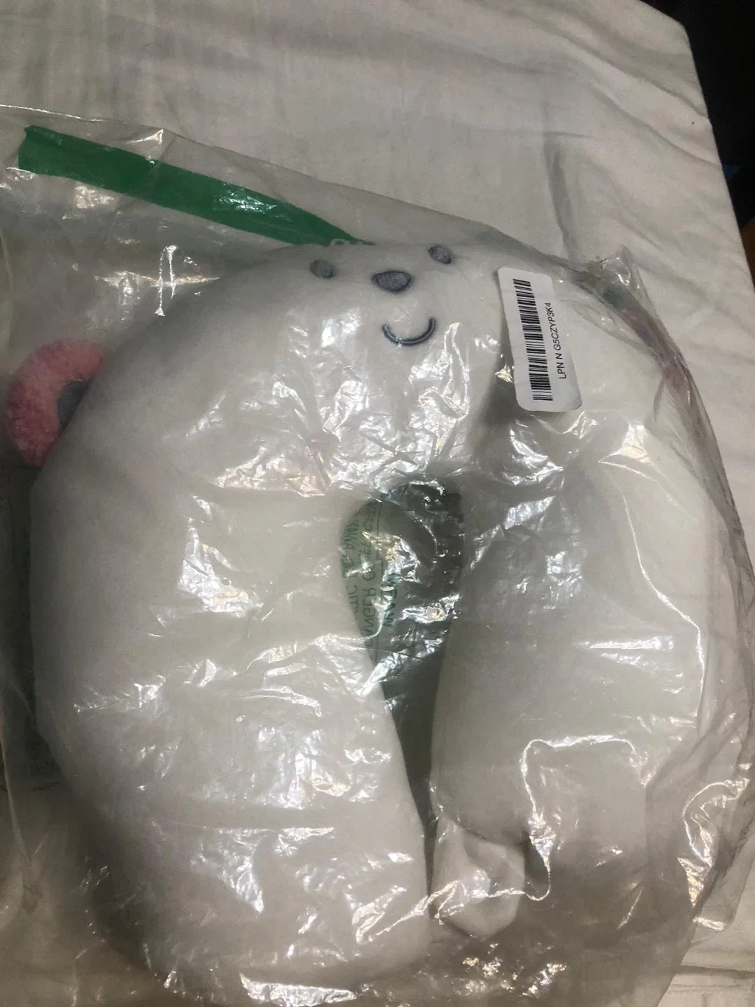 New White Bear Neck Pillow - Travel Comfort image indicator(3)