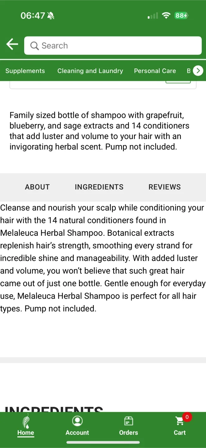 Herbal Shampoo sales : image indicator(2)