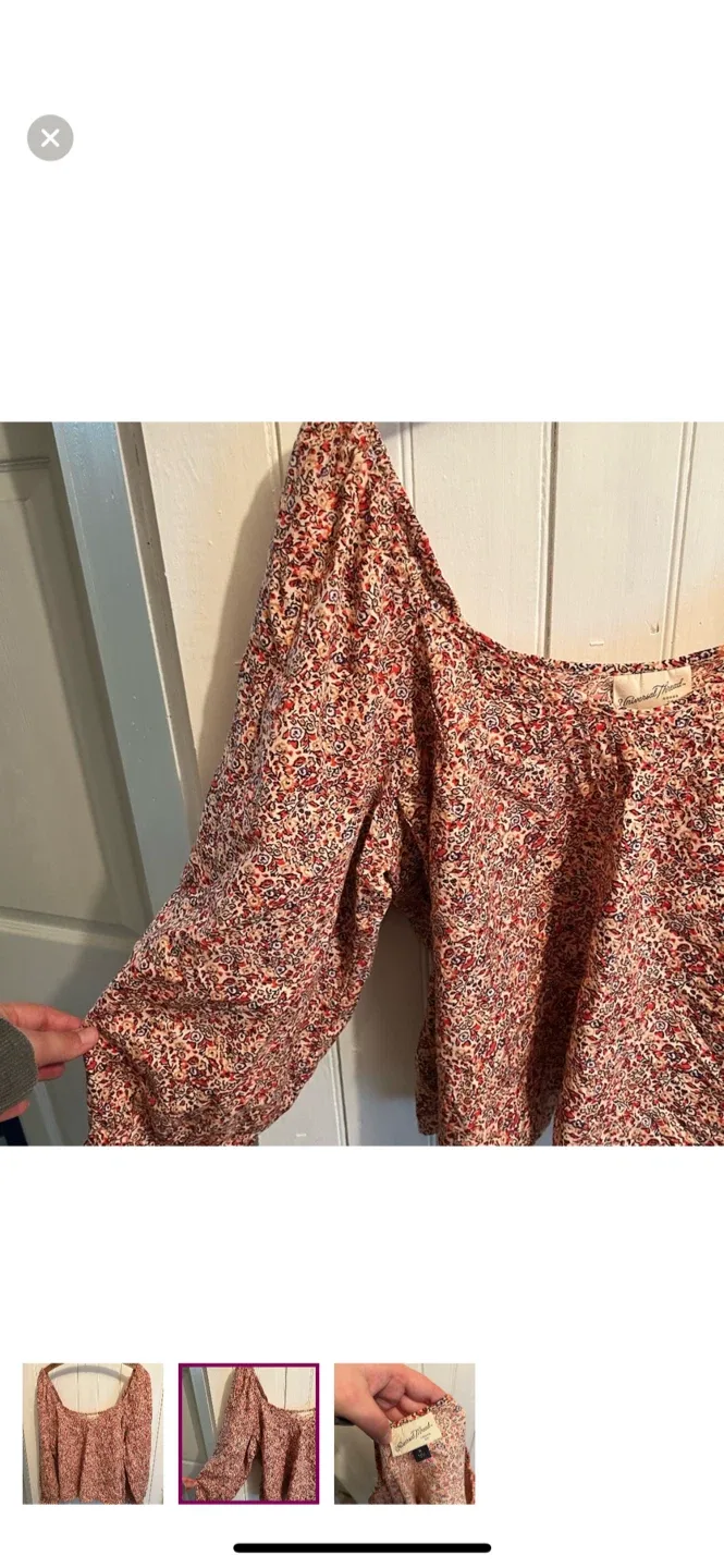 Universal Thread Floral Blouse - Size XL image indicator(2)