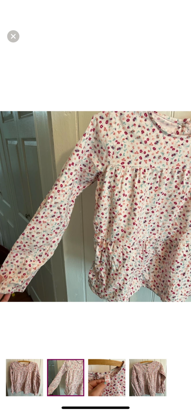Joe Fresh Floral Long Sleeve Top - Size XL - photo 2