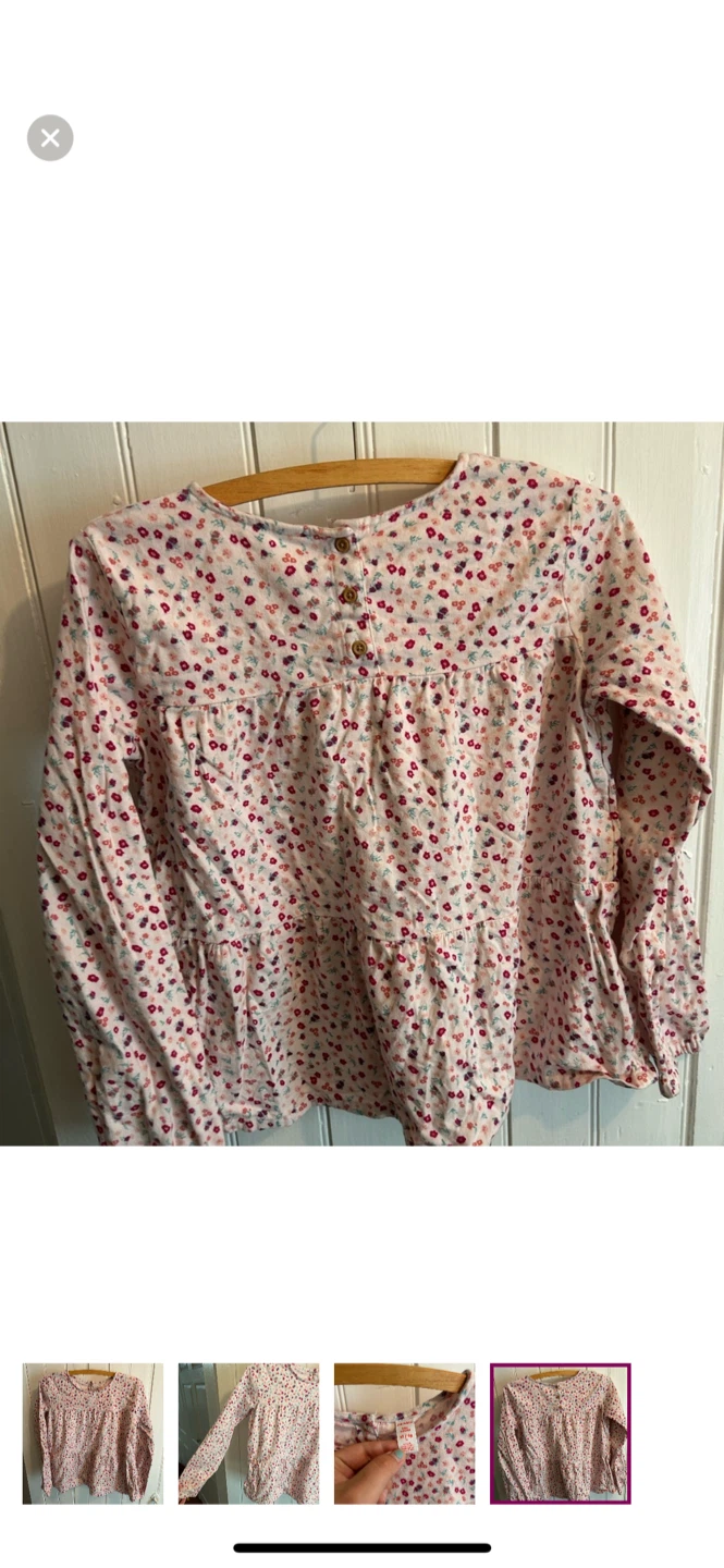 Joe Fresh Floral Long Sleeve Top - Size XL - photo 4