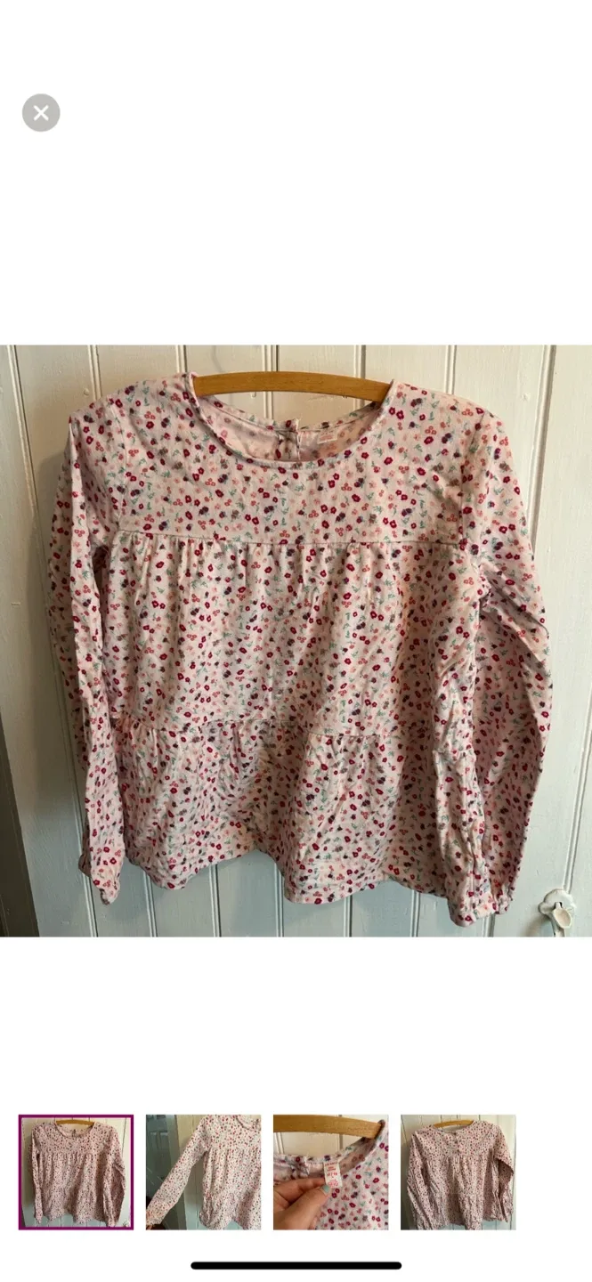 Joe Fresh Floral Long Sleeve Top - Size XL