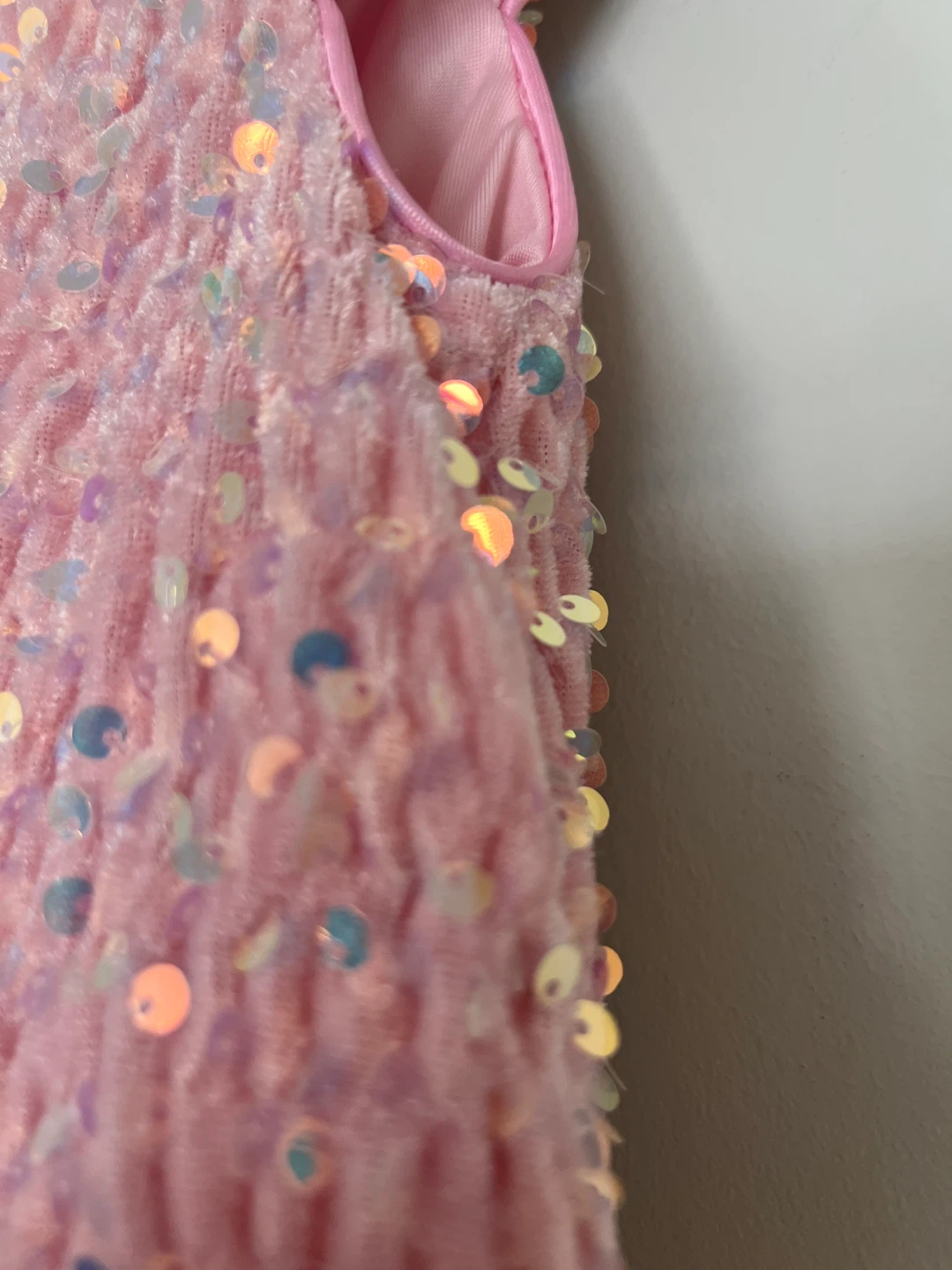 Pink Sequin Party Dress toddler girl 2-3T - photo 4