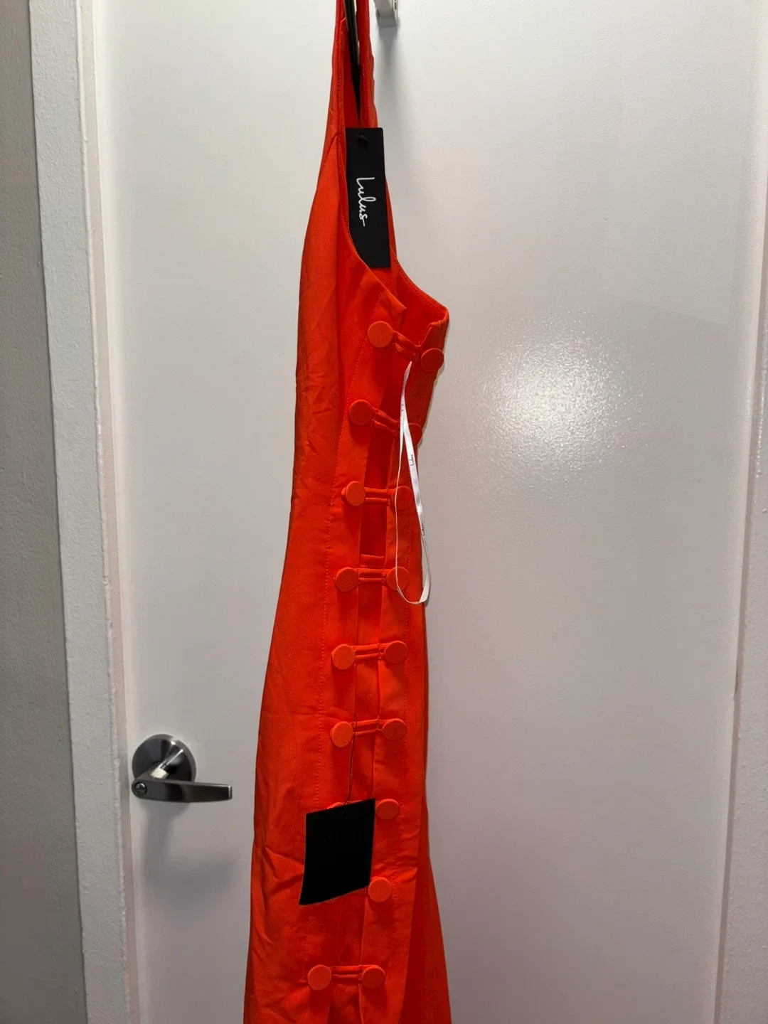 Lulus Orange Sleeveless Dress image indicator(3)