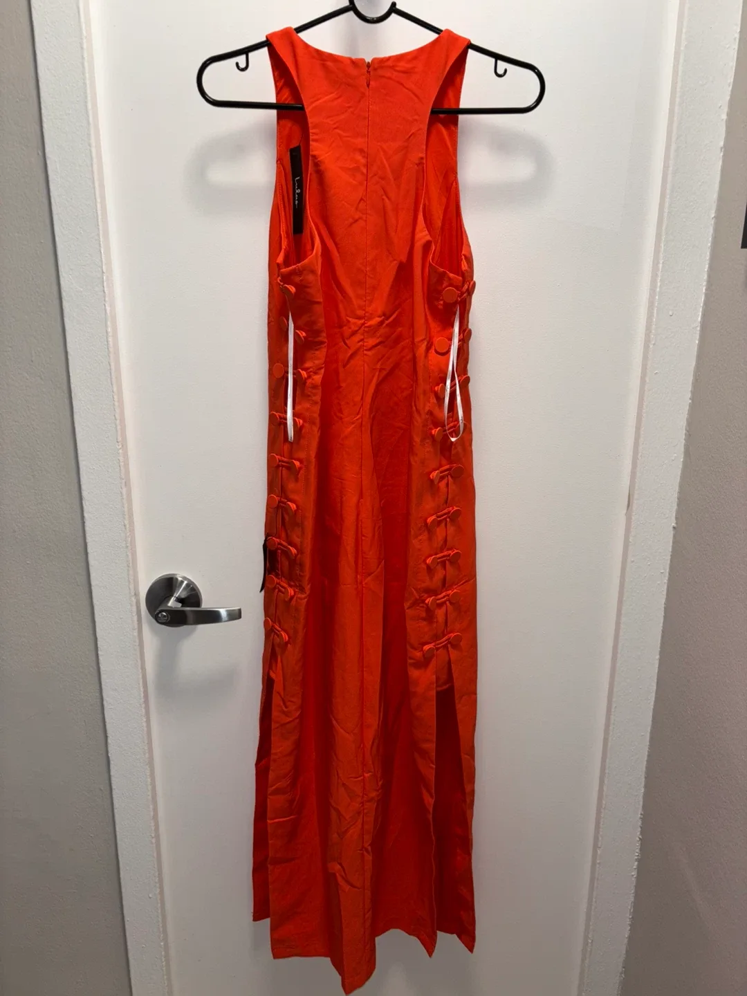 Lulus Orange Sleeveless Dress image indicator(5)