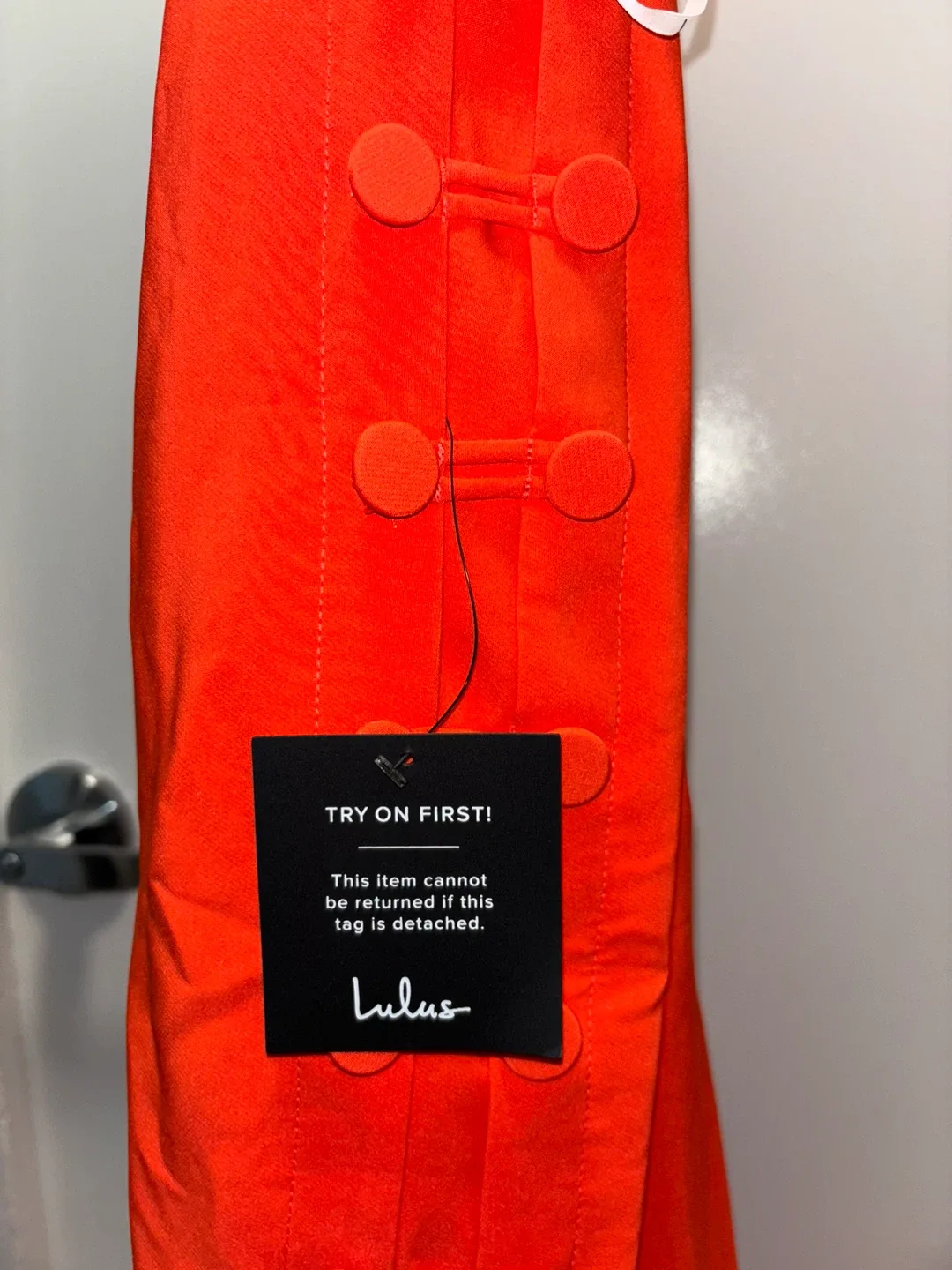 Lulus Orange Sleeveless Dress image indicator(4)