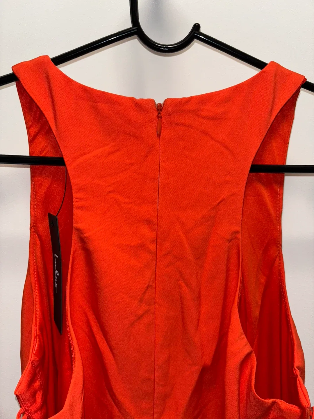 Lulus Orange Sleeveless Dress image indicator(6)