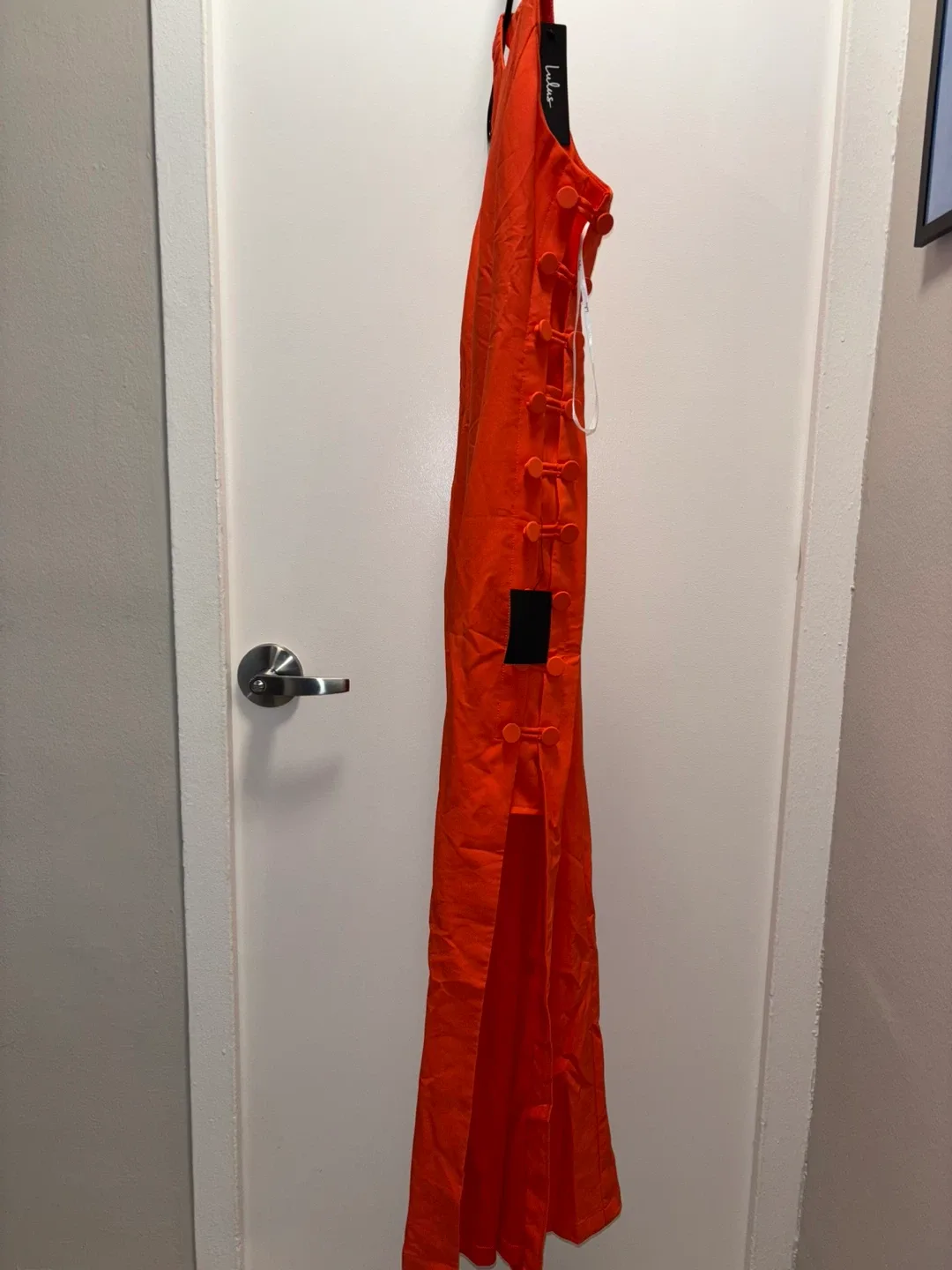 Lulus Orange Sleeveless Dress image indicator(2)