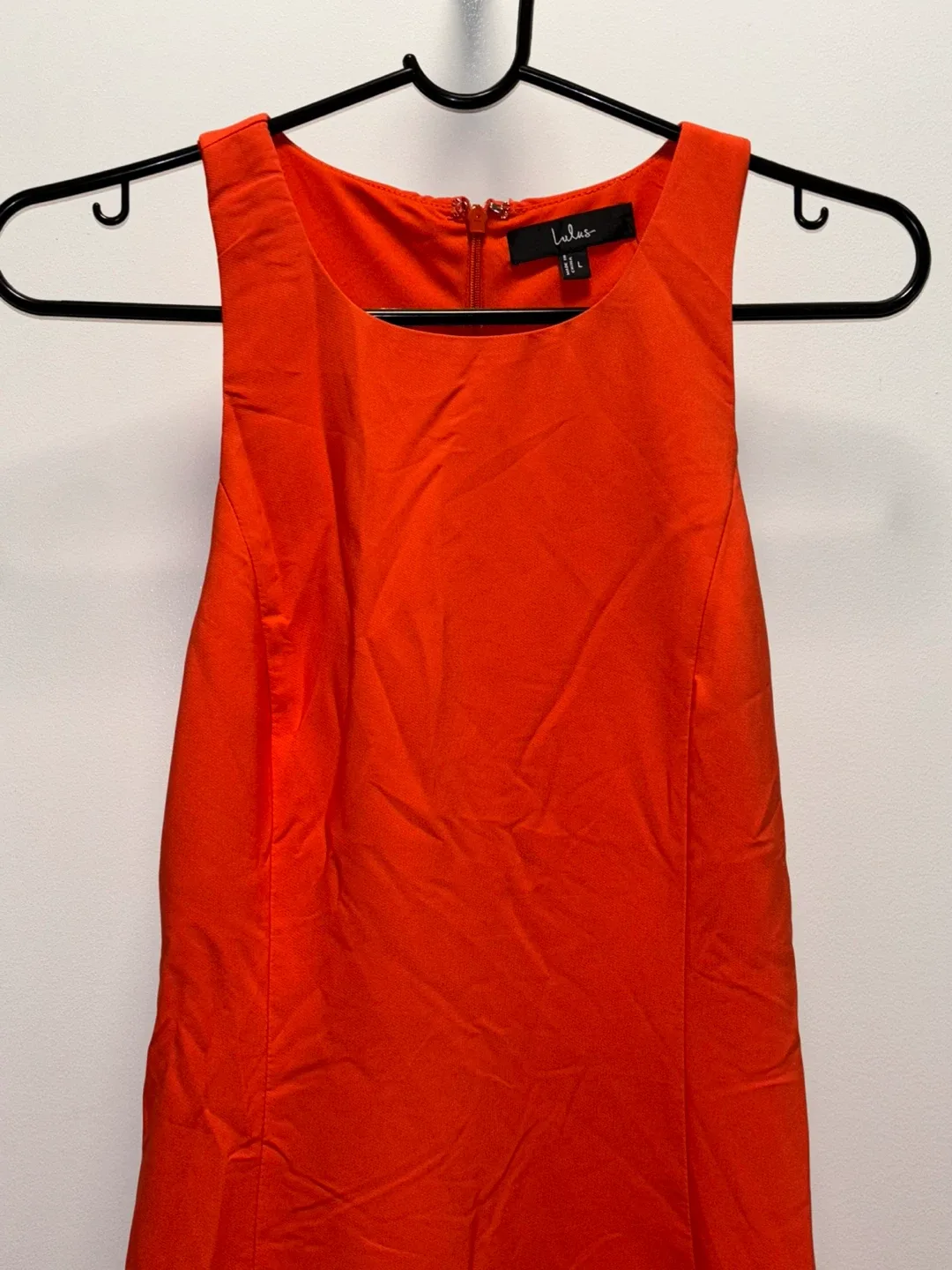 Lulus Orange Sleeveless Dress image indicator(9)