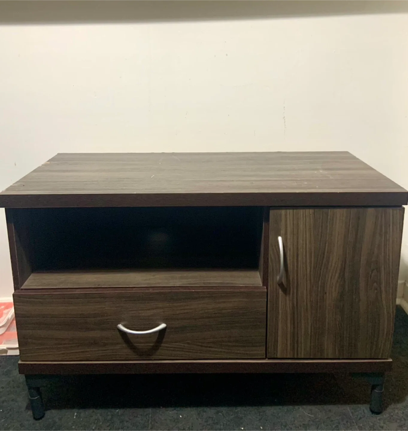 Brown Wood TV Stand Cabinet