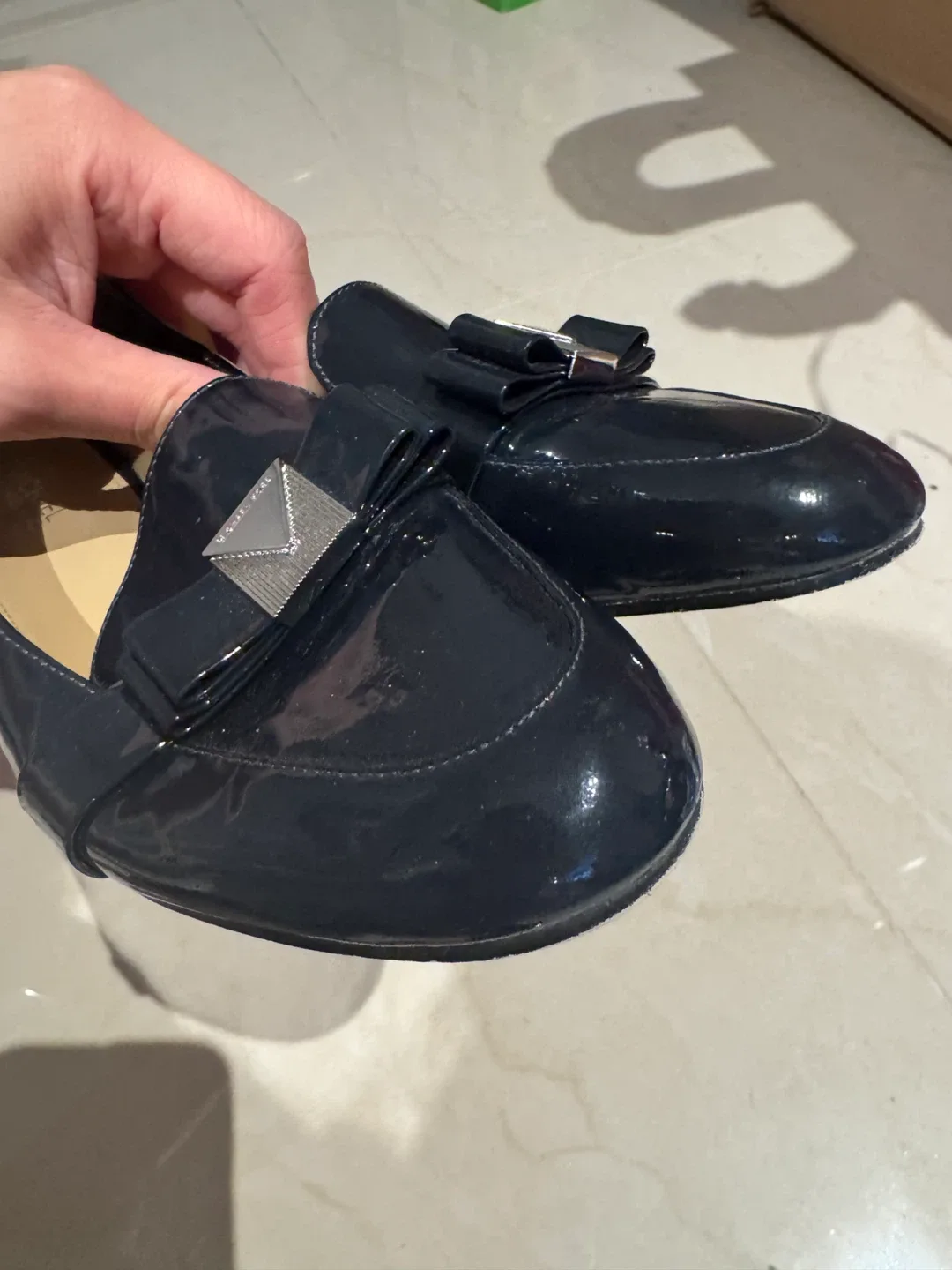 Michael Kors Black Patent Leather Loafers - Size 5M image indicator(5)