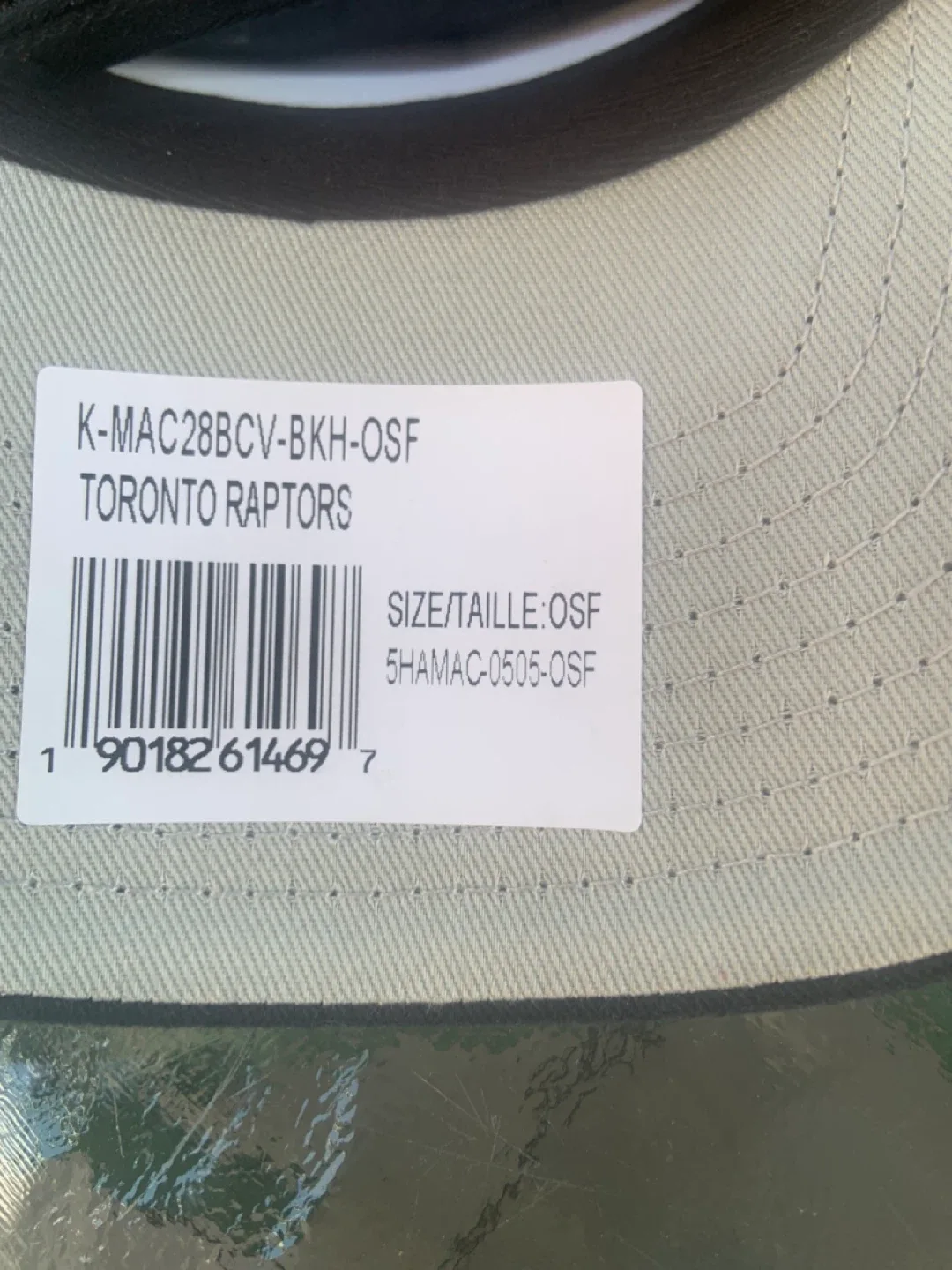 Toronto Raptors Fan Favorite OSFA Adjustable Hat image indicator(4)