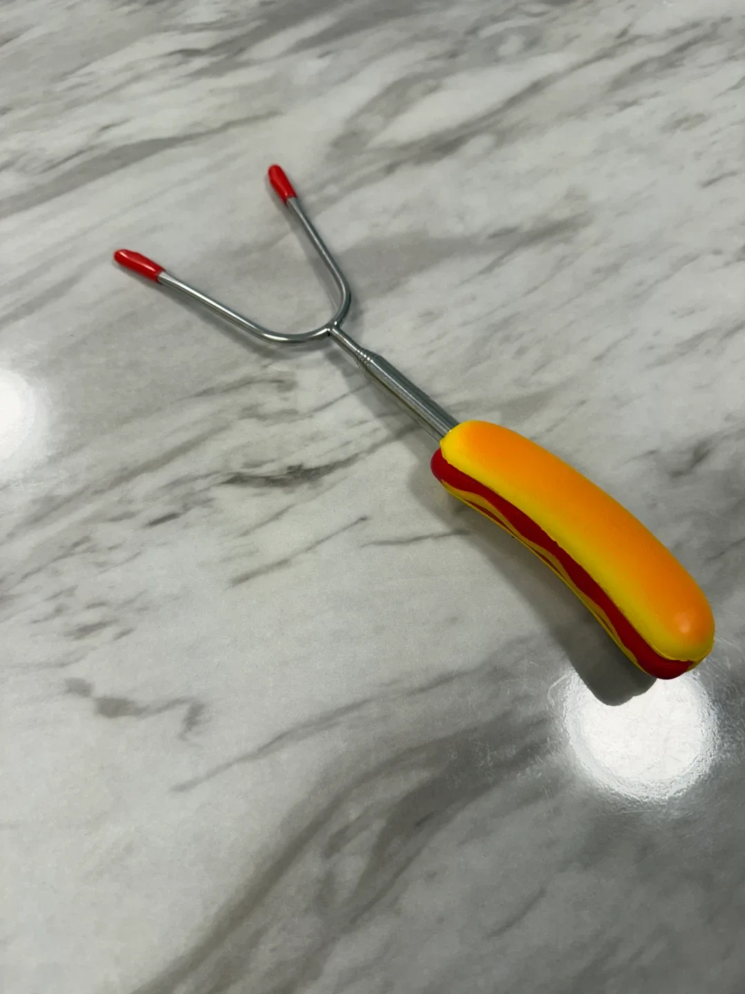 Marshmallow Roasting Stick with Hotdog Handle