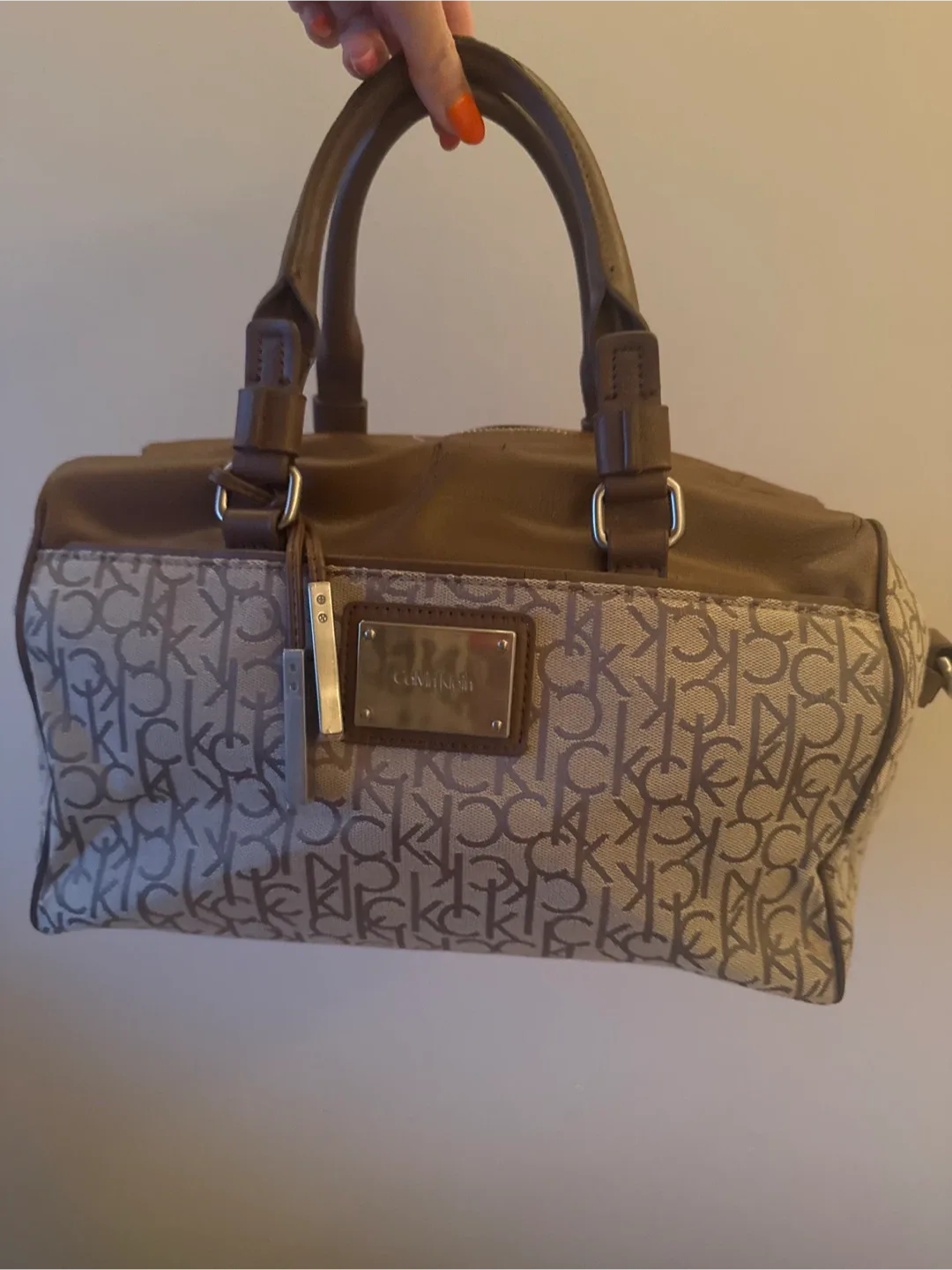 Calvin Klein Brown Duffle Bag image indicator(2)