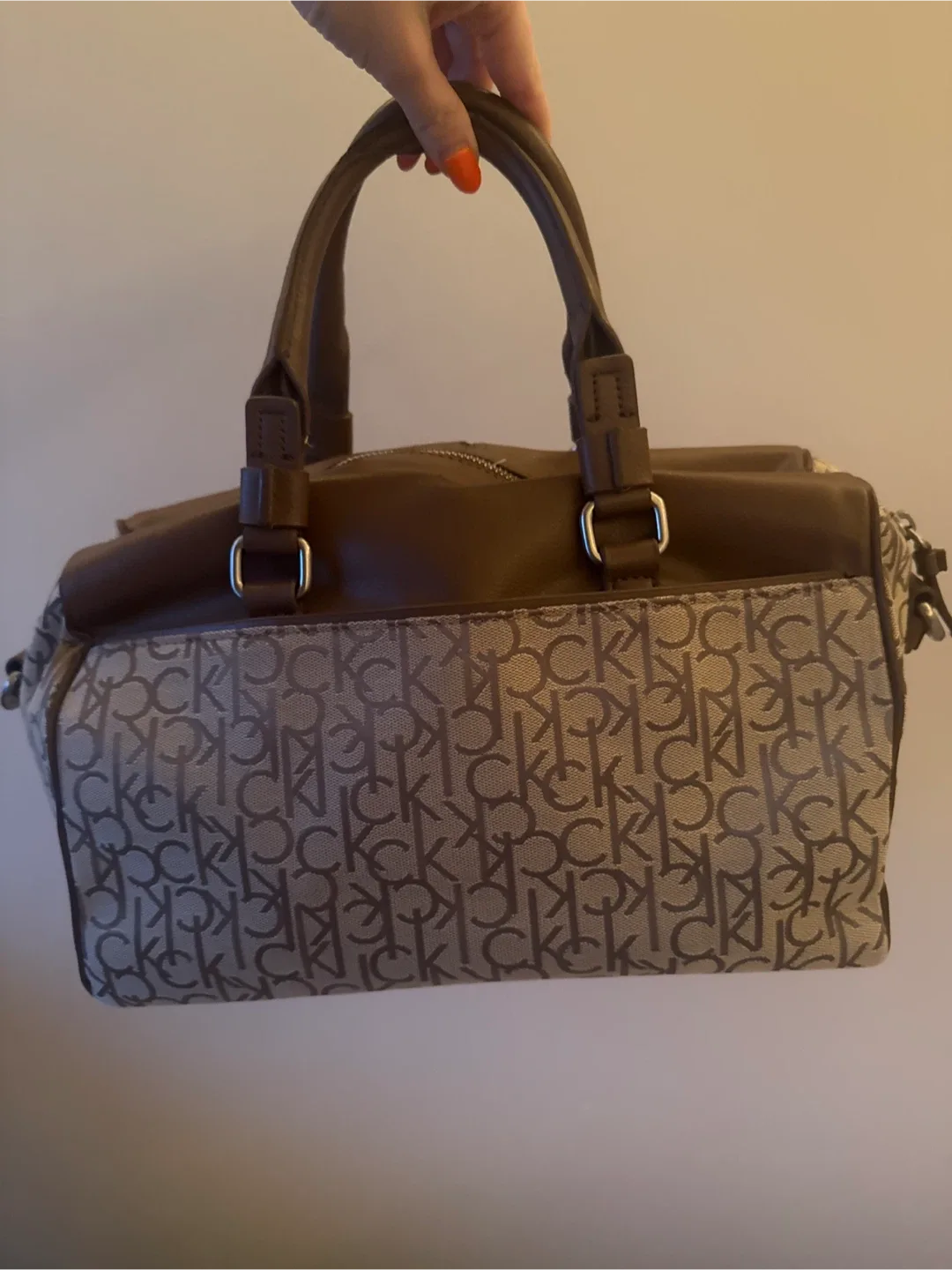 Calvin Klein Brown Duffle Bag image indicator(3)