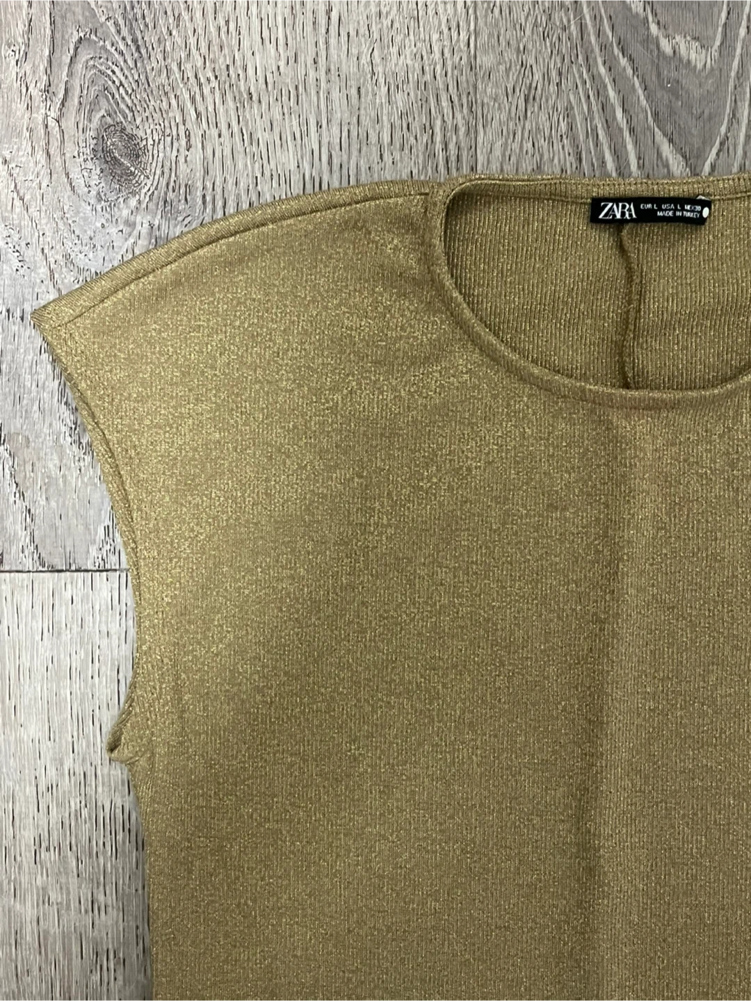 Zara Gold Top