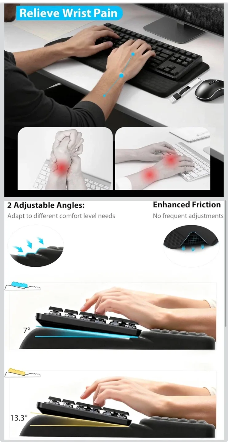 Ergonomic Keyboard Wrist Rest Support - New in Box! image indicator(3)