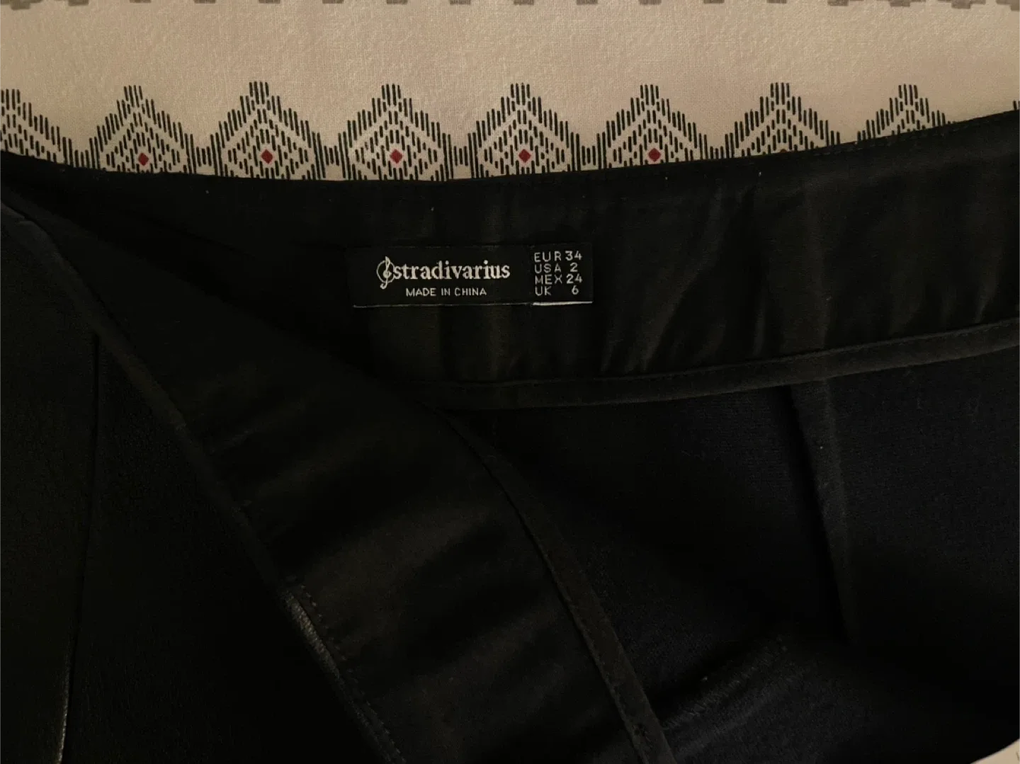 Stradivarius Black Faux Leather Mini Skirt #Cleanout image indicator(9)