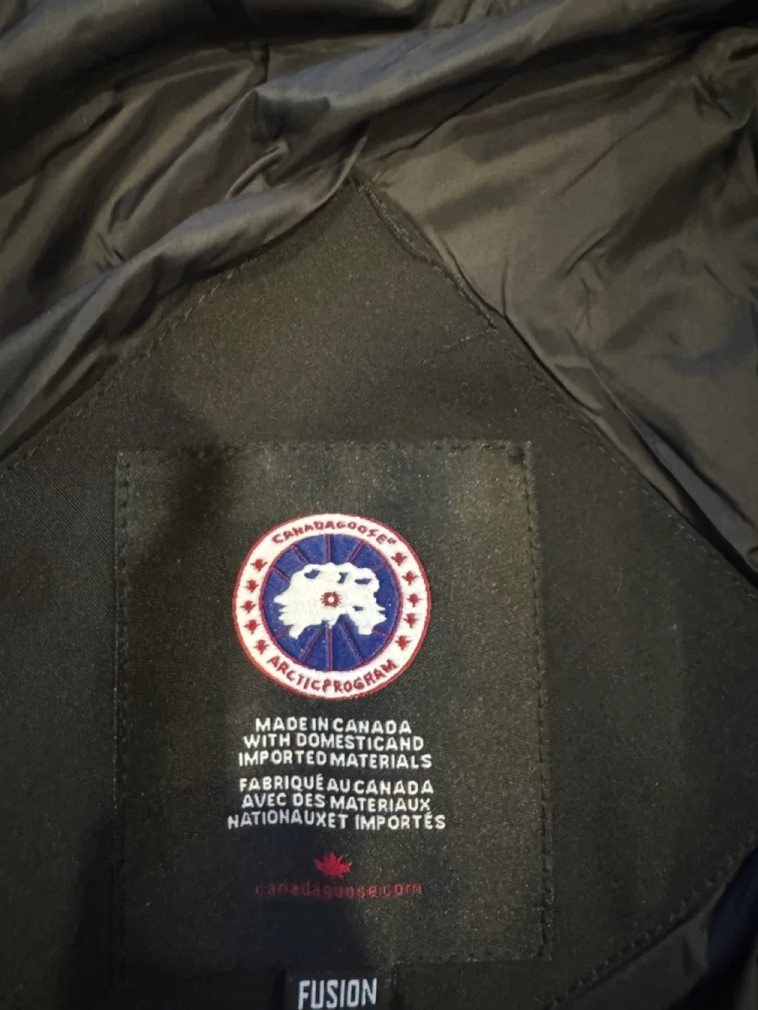 Canada Goose Black Down Jacket (L) image indicator(3)