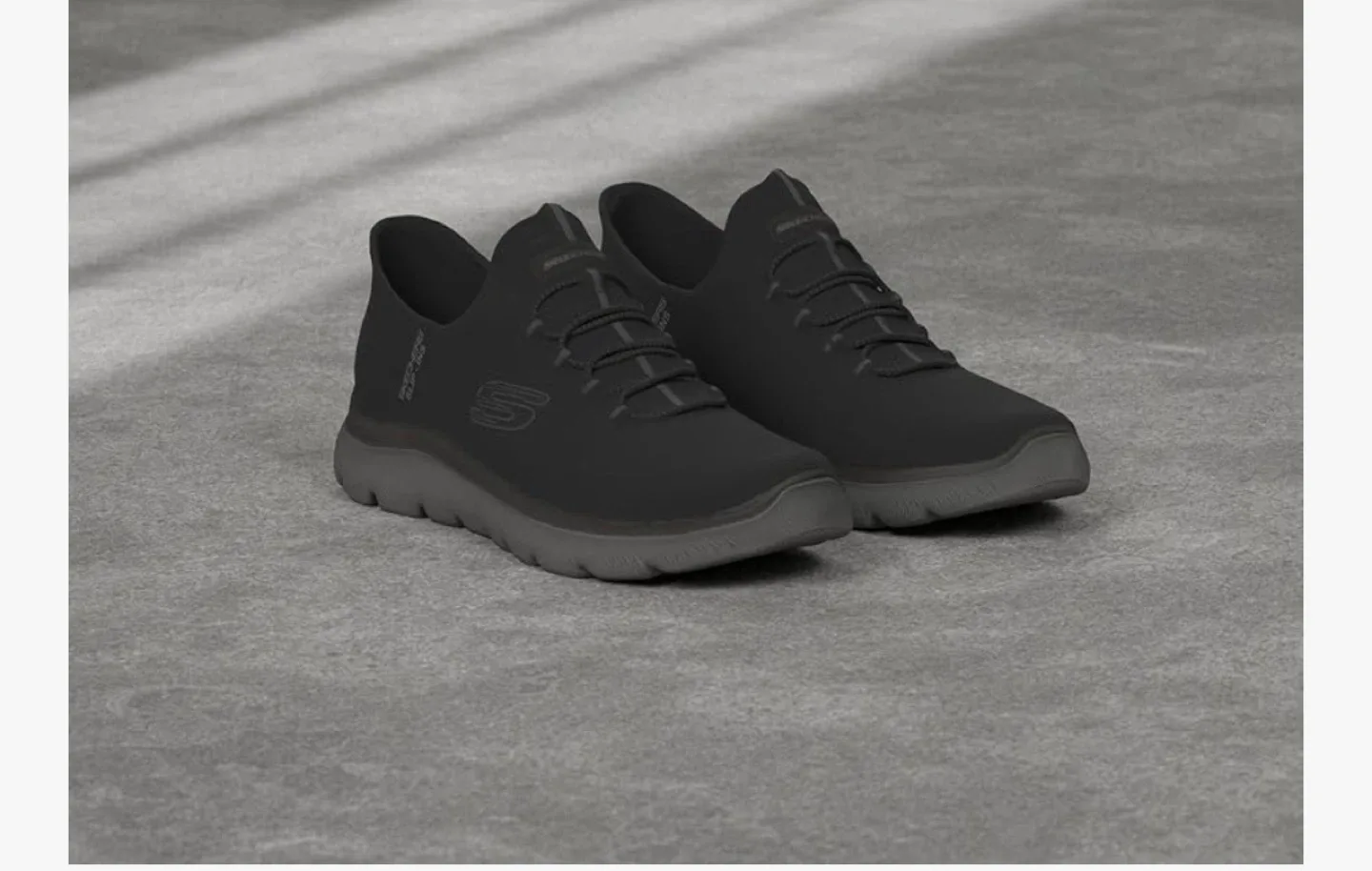 Skechers Slip-ins Wide Fit Black