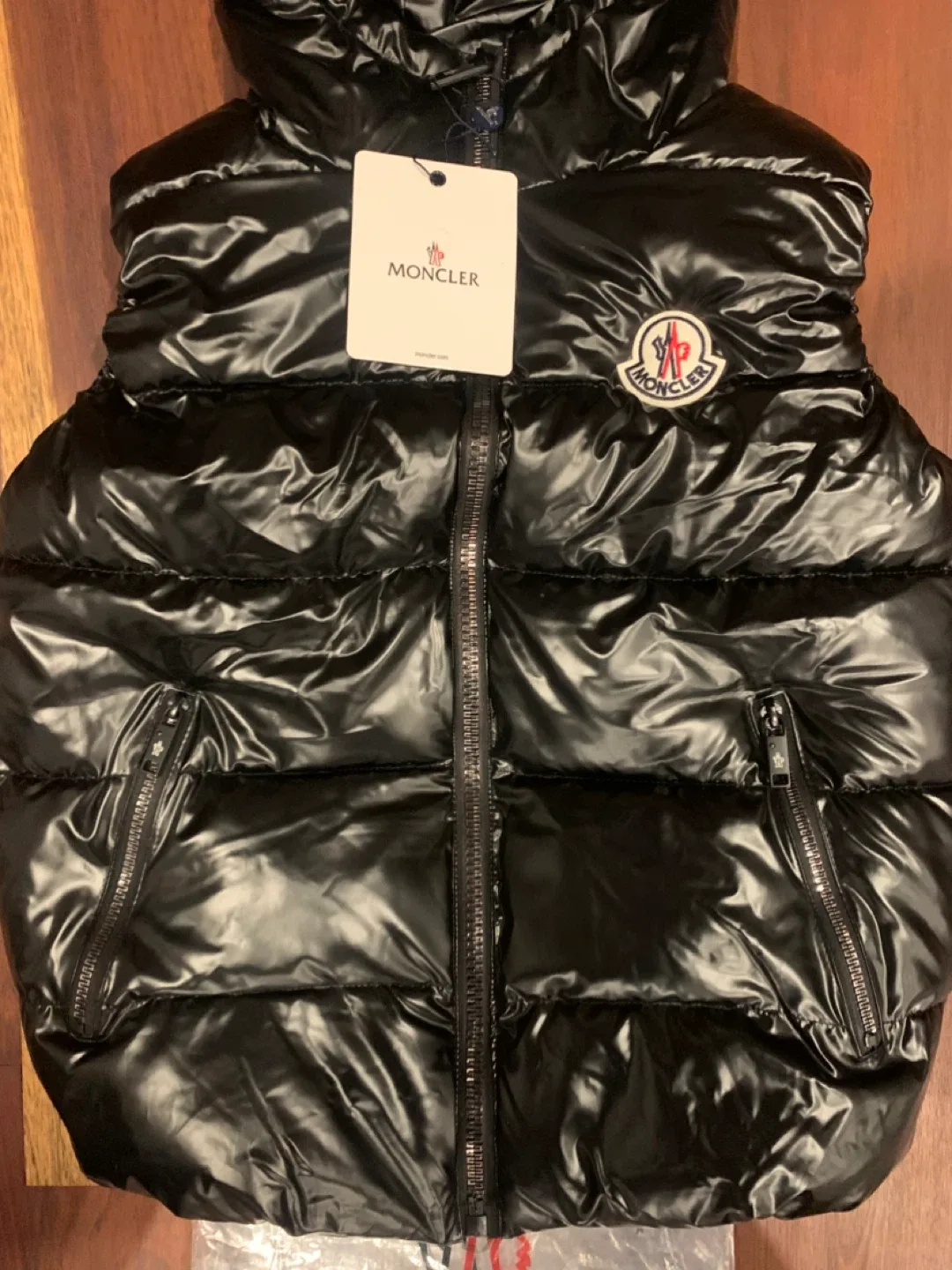 Moncler Black Padded Vest image indicator(2)
