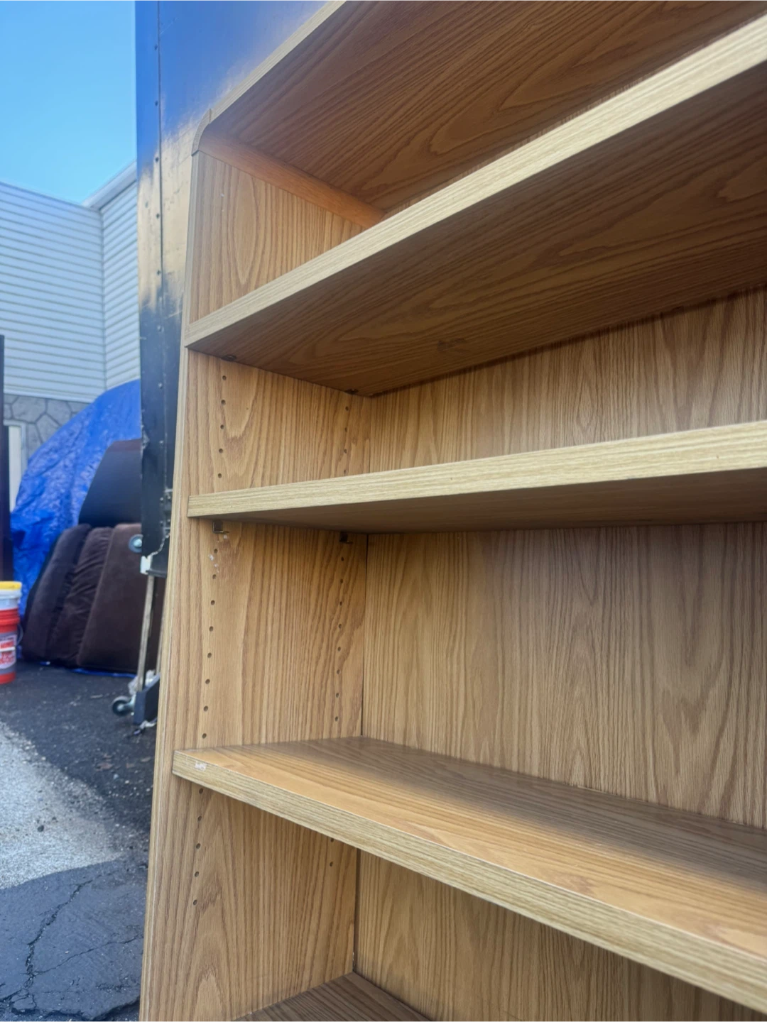 Wooden Bookcase - photo 5