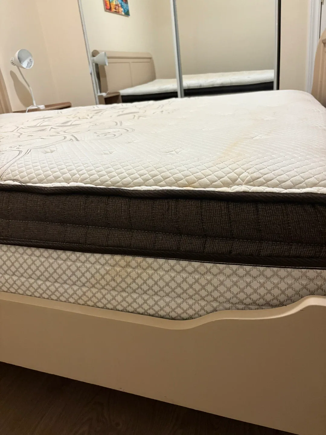 Queen Size Bed Frame & Mattress image indicator(4)