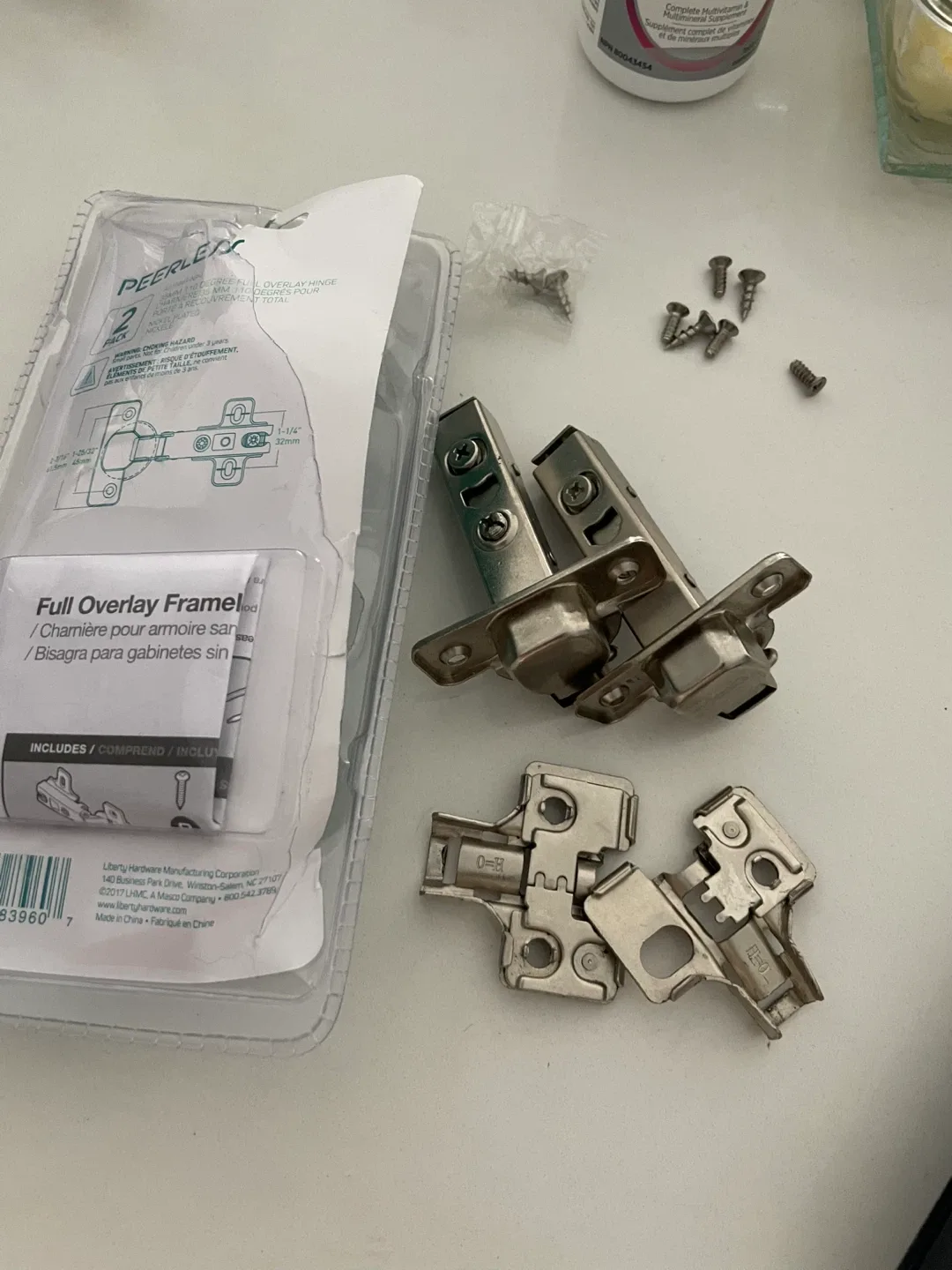 Peerless Full Overlay Hinges - New!