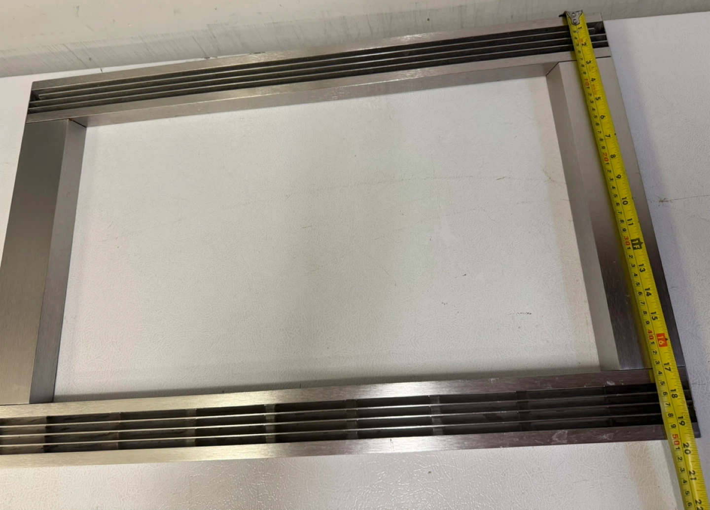 trim kit, stainless steel & turntable plate for a microwave - photo 3