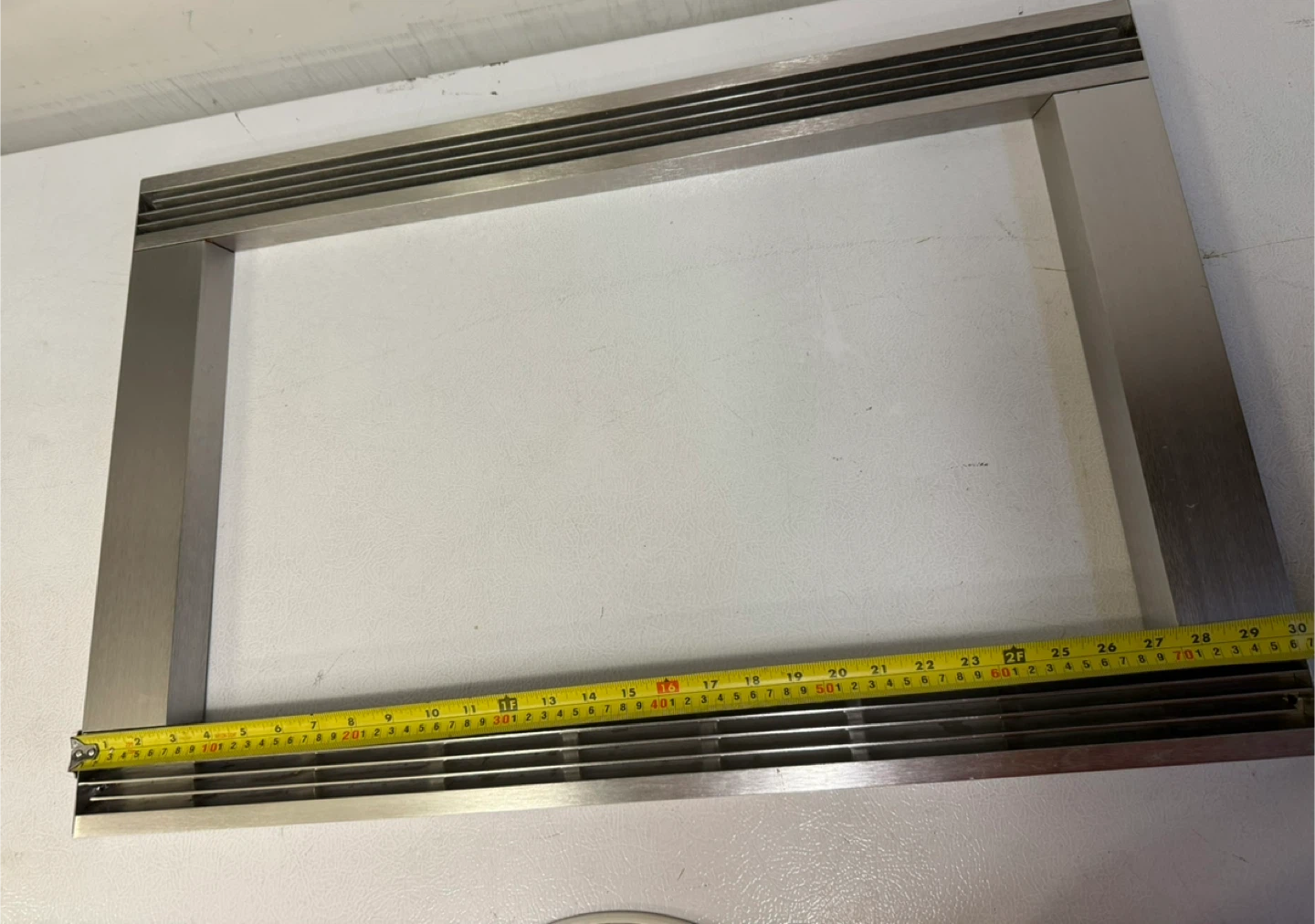trim kit, stainless steel & turntable plate for a microwave - photo 4