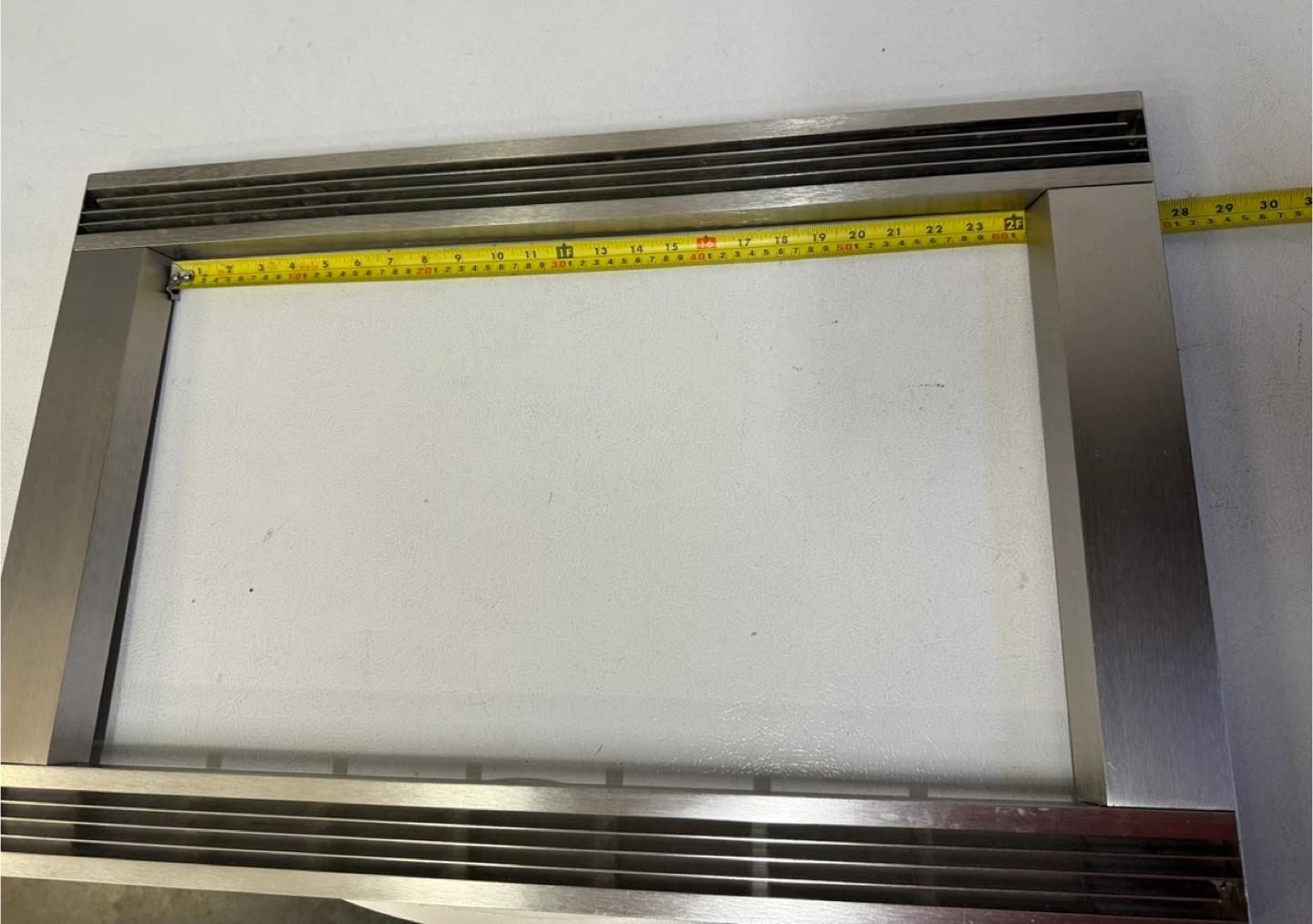 trim kit, stainless steel & turntable plate for a microwave - photo 5