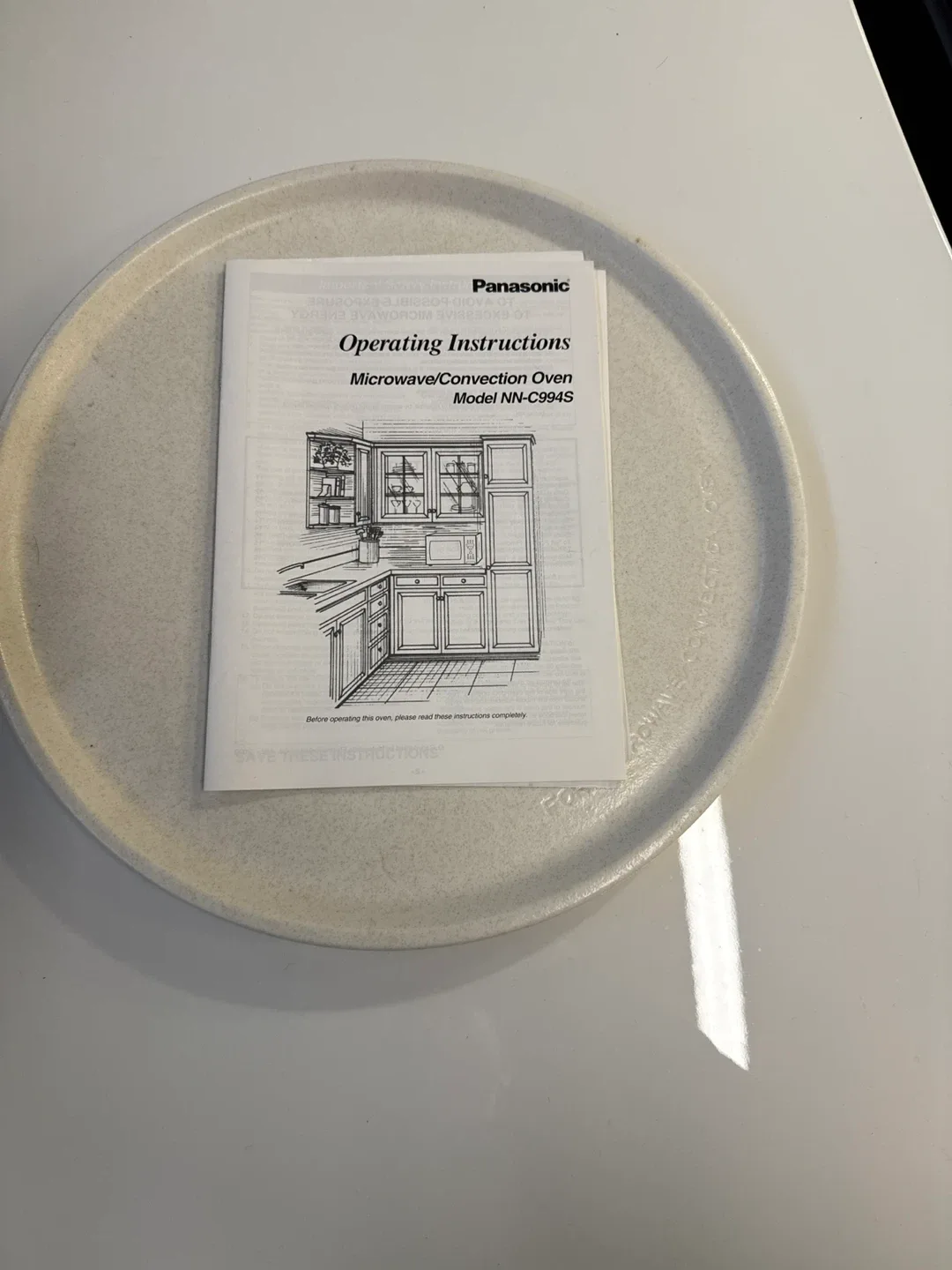 trim kit, stainless steel & turntable plate for a microwave image indicator(8)