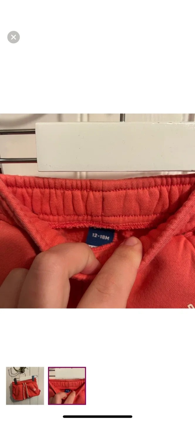 Old navy 12/18m pink shorts image indicator(2)