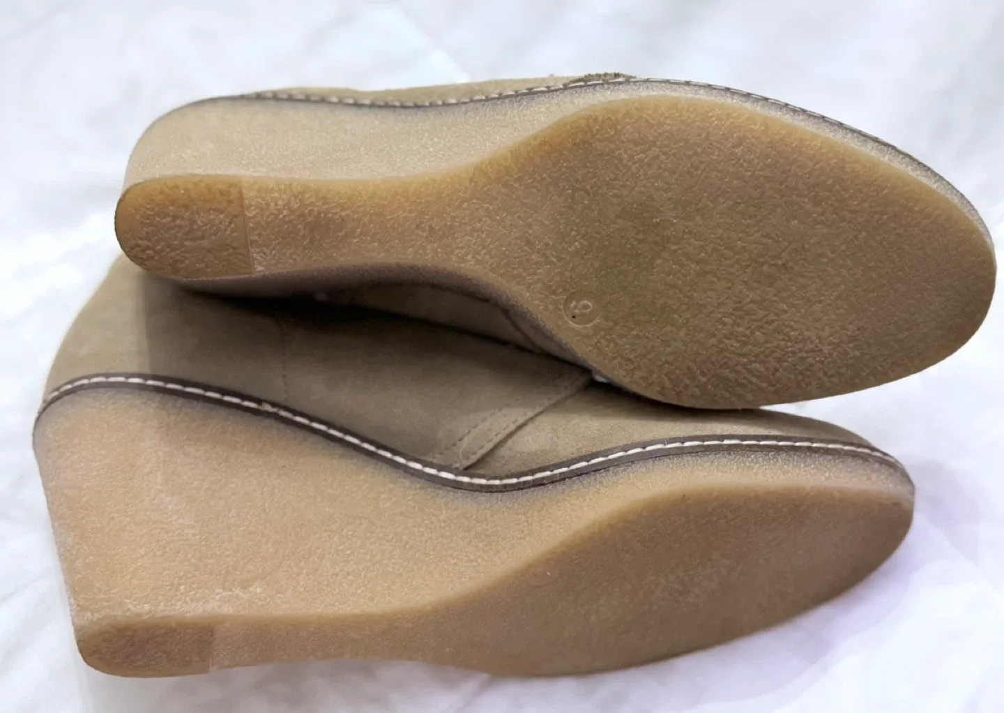 J.Crew MacAlister wedge bootie in tan suede image indicator(5)