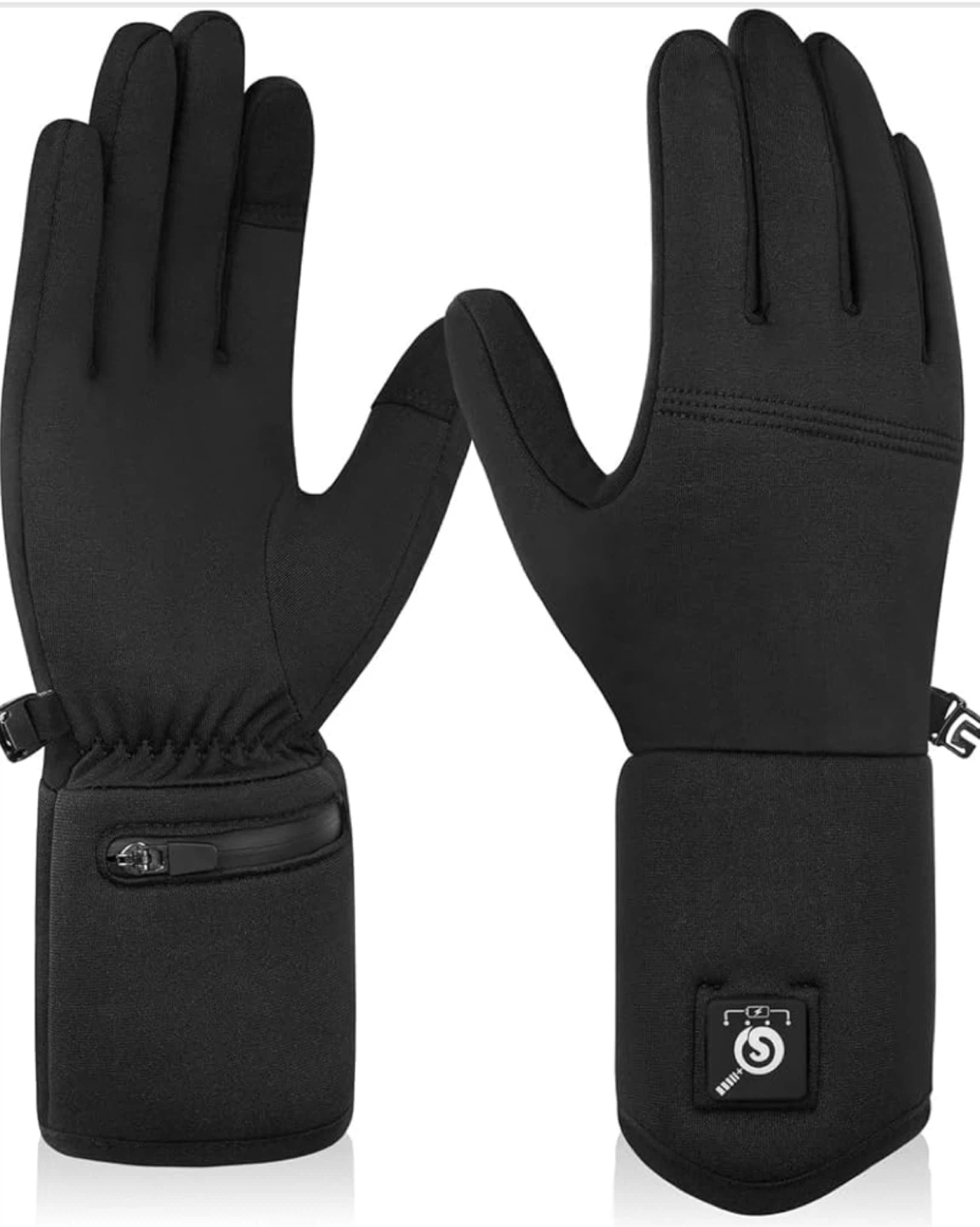 Savior Heat Rechargeable Black Heated Gloves Size Small - NWT