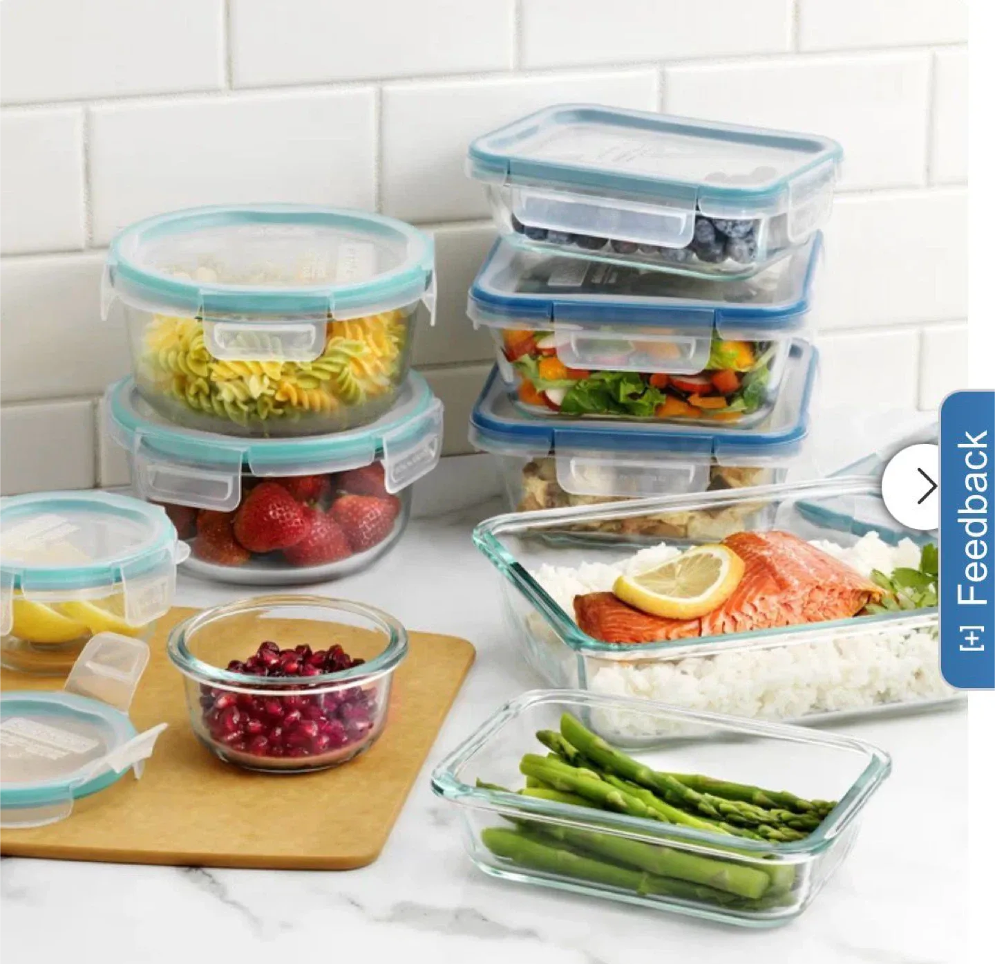 Snapware Glasslock Food Storage Containers image indicator(2)