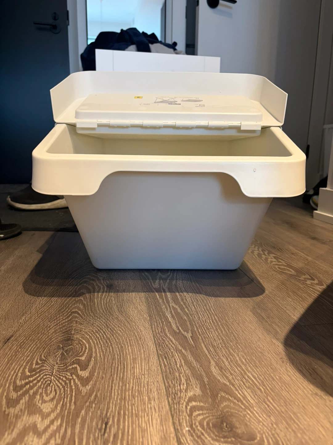 IKEA SORTERA Waste Sorting Bin with Lid, White - photo 4