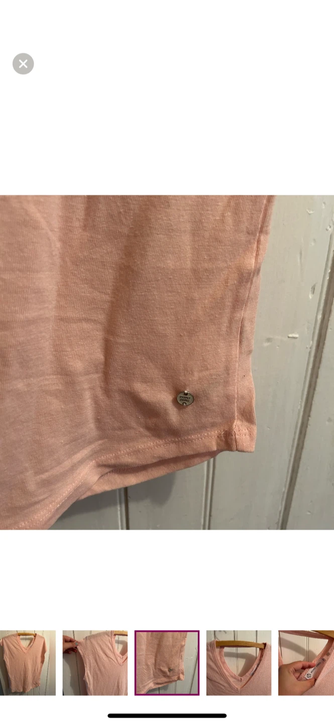 Point Zero Pink V-Neck T-Shirt - Size M - photo 3